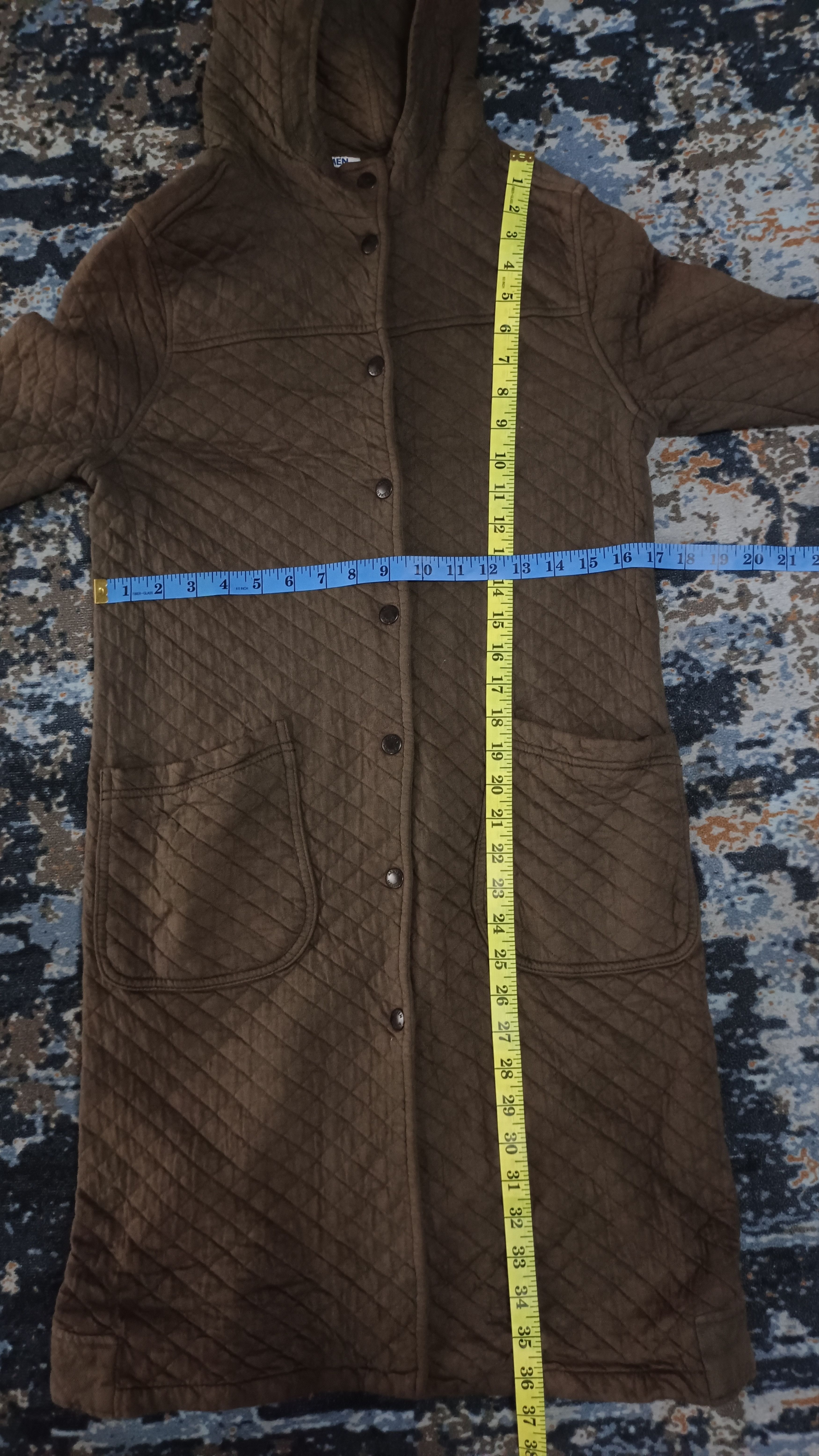 Designer Armen Women's Quilted French Hooded Coat Size S / US 4 / IT 40 - 9 Thumbnail