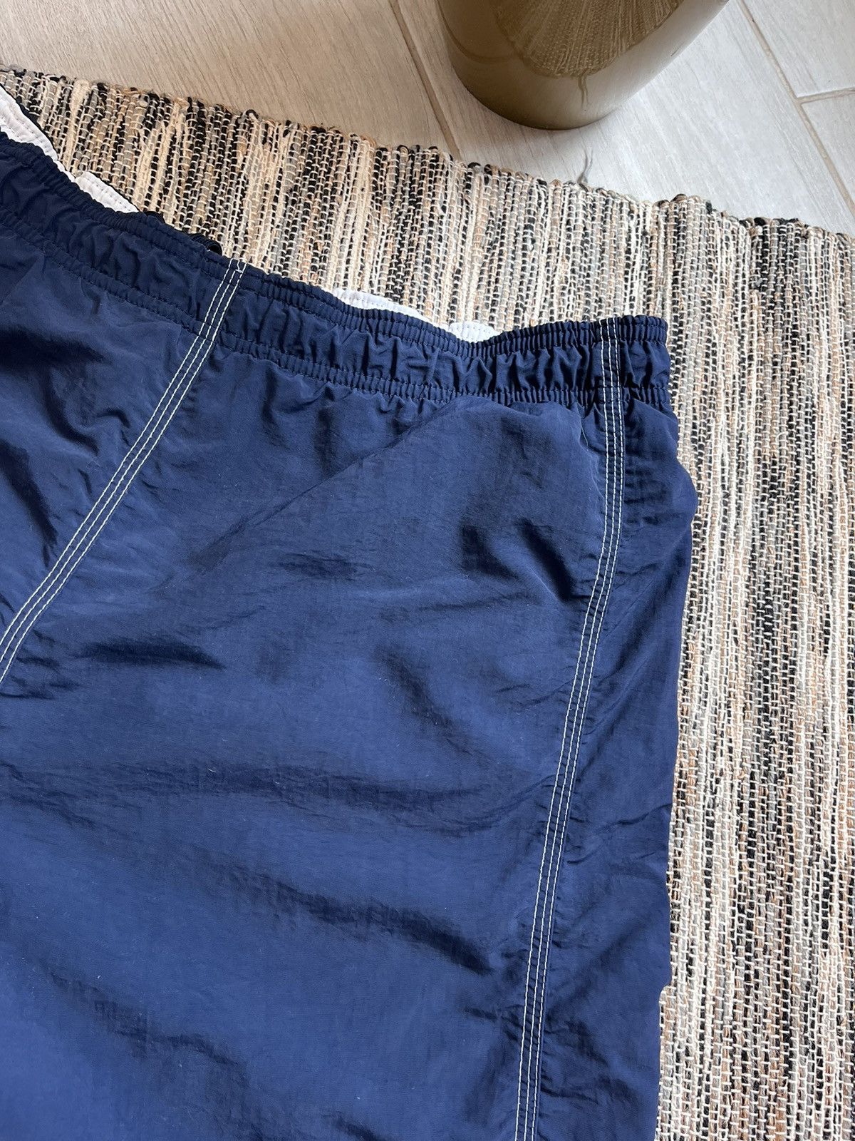 Nike × Vintage Vintage Nike Shorts sportswear blue white size L Size US 34 / EU 50 - 9 Thumbnail
