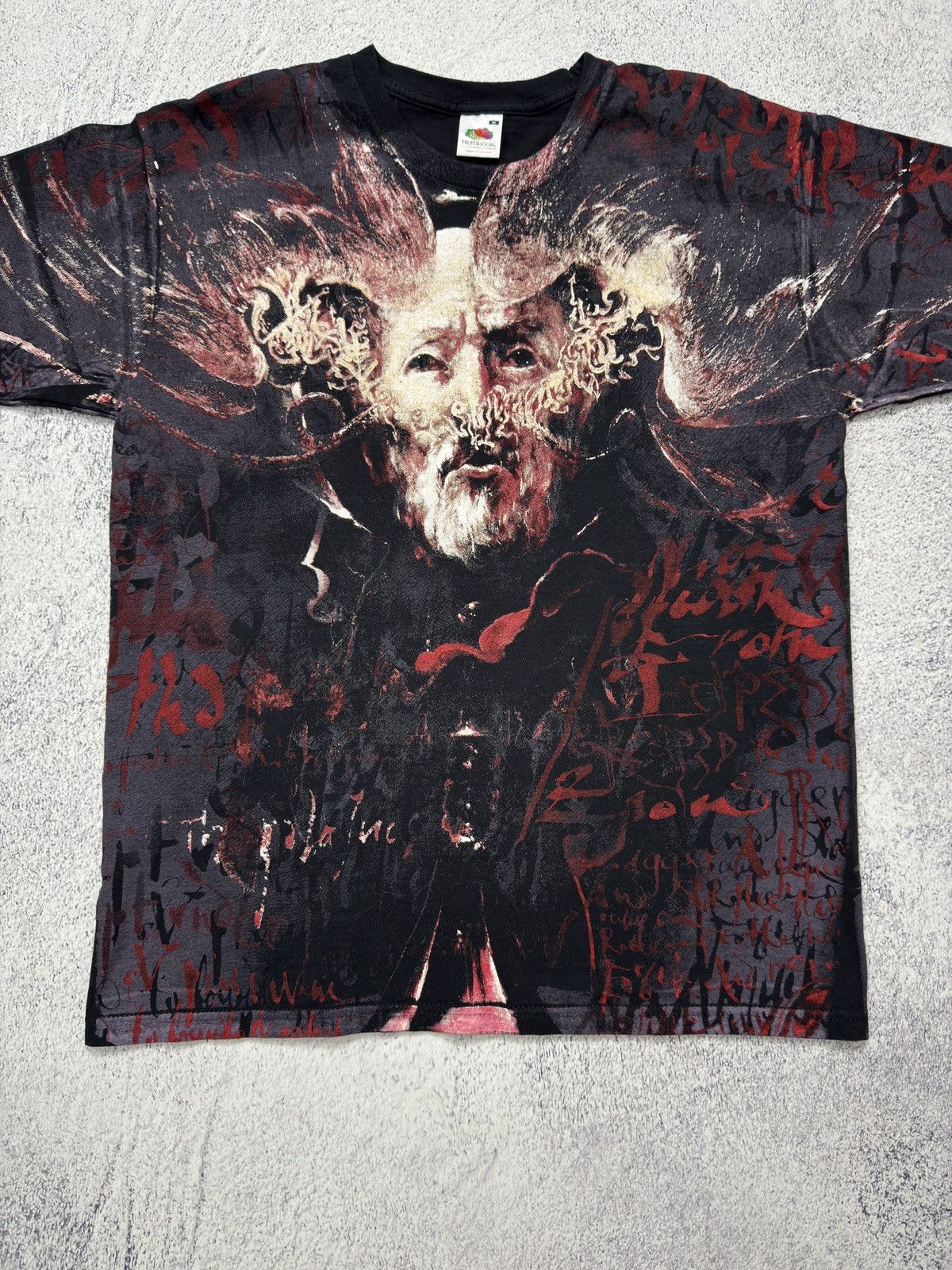 Band Tees × Vintage VINTAGE BEHEMOTH THE SATANIST ALL OVER PRINT T-SHIRT DEATH Size US M / EU 48-50 / 2 - 5 Thumbnail