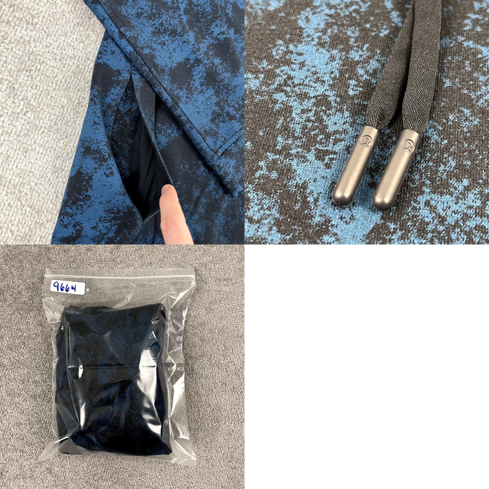 Lululemon LULULEMON Hoodie Mens M City Sweat Pullover Astral Blue Borealis Training Jacket Size US M / EU 48-50 / 2 - 8 Thumbnail