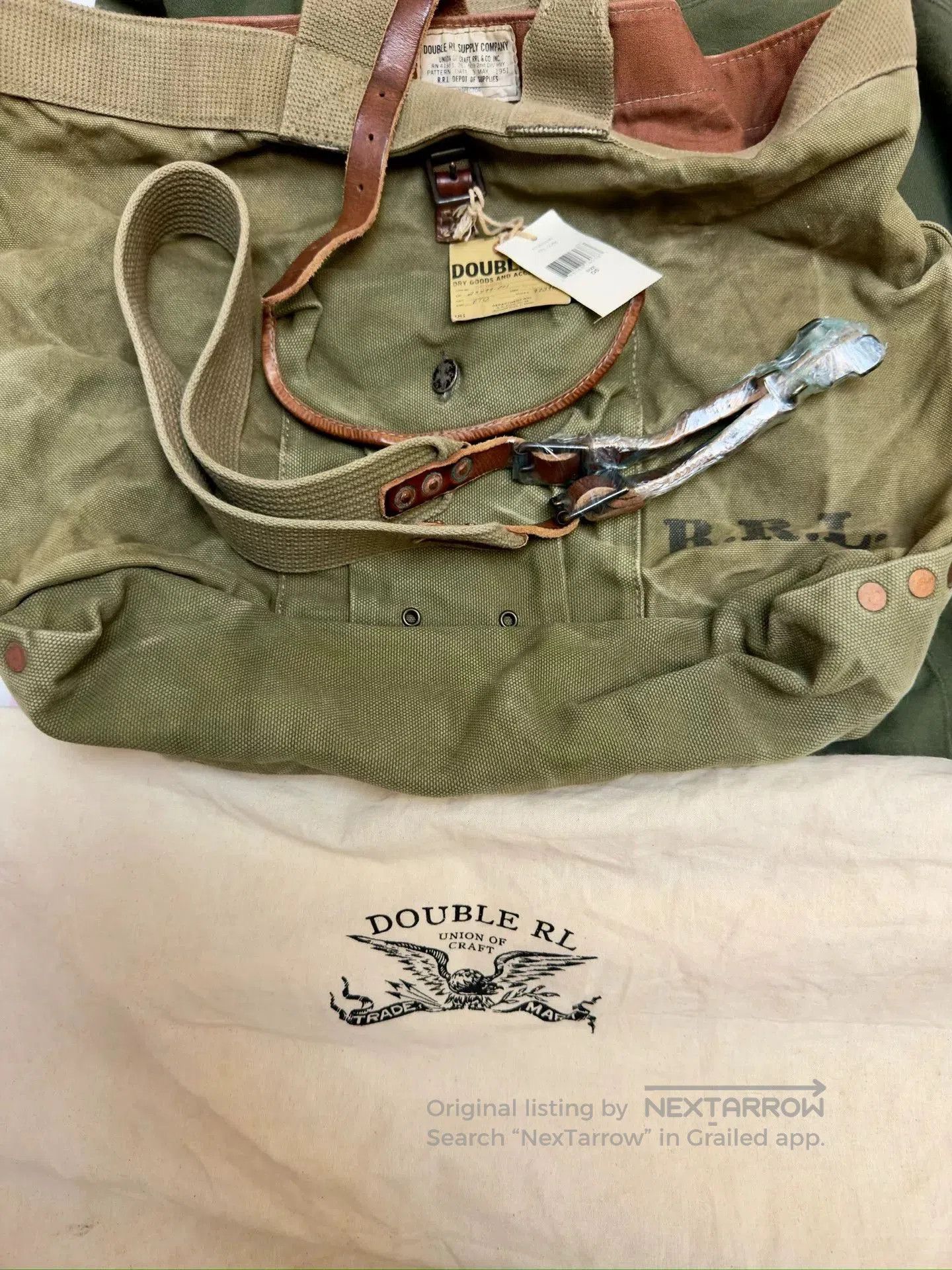 RRL Ralph Lauren Ralph Lauren RRL Military Tote Bag. Size ONE SIZE - 7 Thumbnail