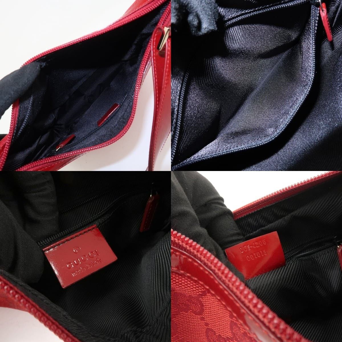 Gucci Gucci GG Canvas Shoulder Bag Red Size ONE SIZE - 7 Thumbnail
