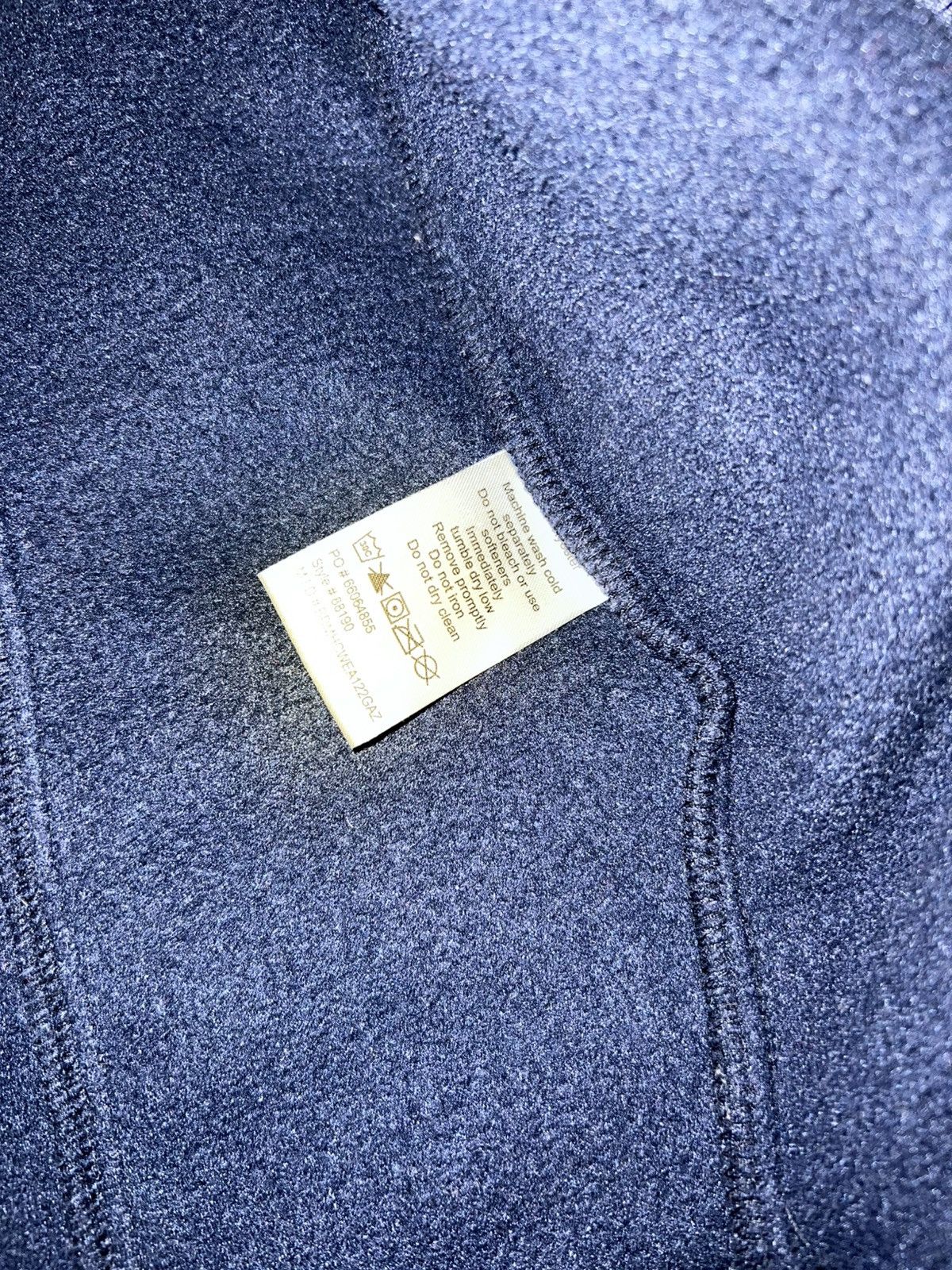 Sinclair Global Sinclair Navy Blue Fleece Zip Up Size L Size US L / EU 52-54 / 3 - 6 Thumbnail