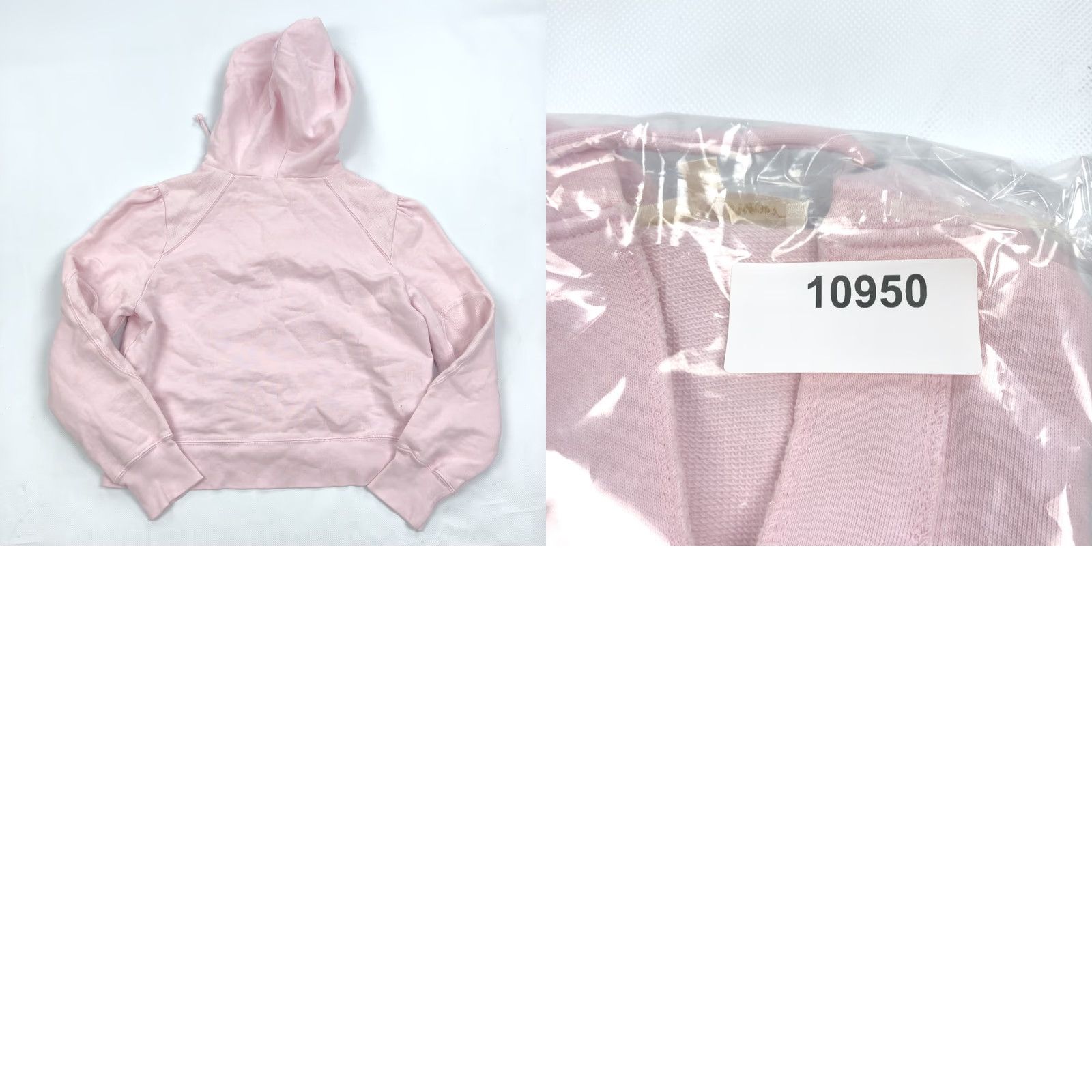 LoveShackFancy LoveShackFancy Hoodie Women Pink Sweatshirt Cropped Size S Kirby Puff Sleeve Hooded Pullover Casual Activewear Size S / US 4 / IT 40 - 8 Thumbnail
