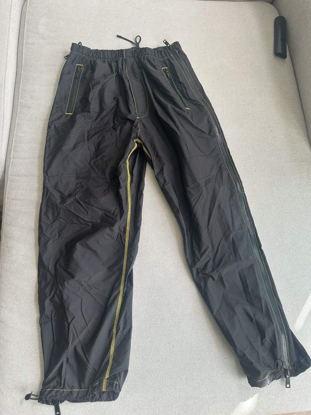 Prada SS17 Prada Orange Side Zip Nylon Track Pants | Grailed