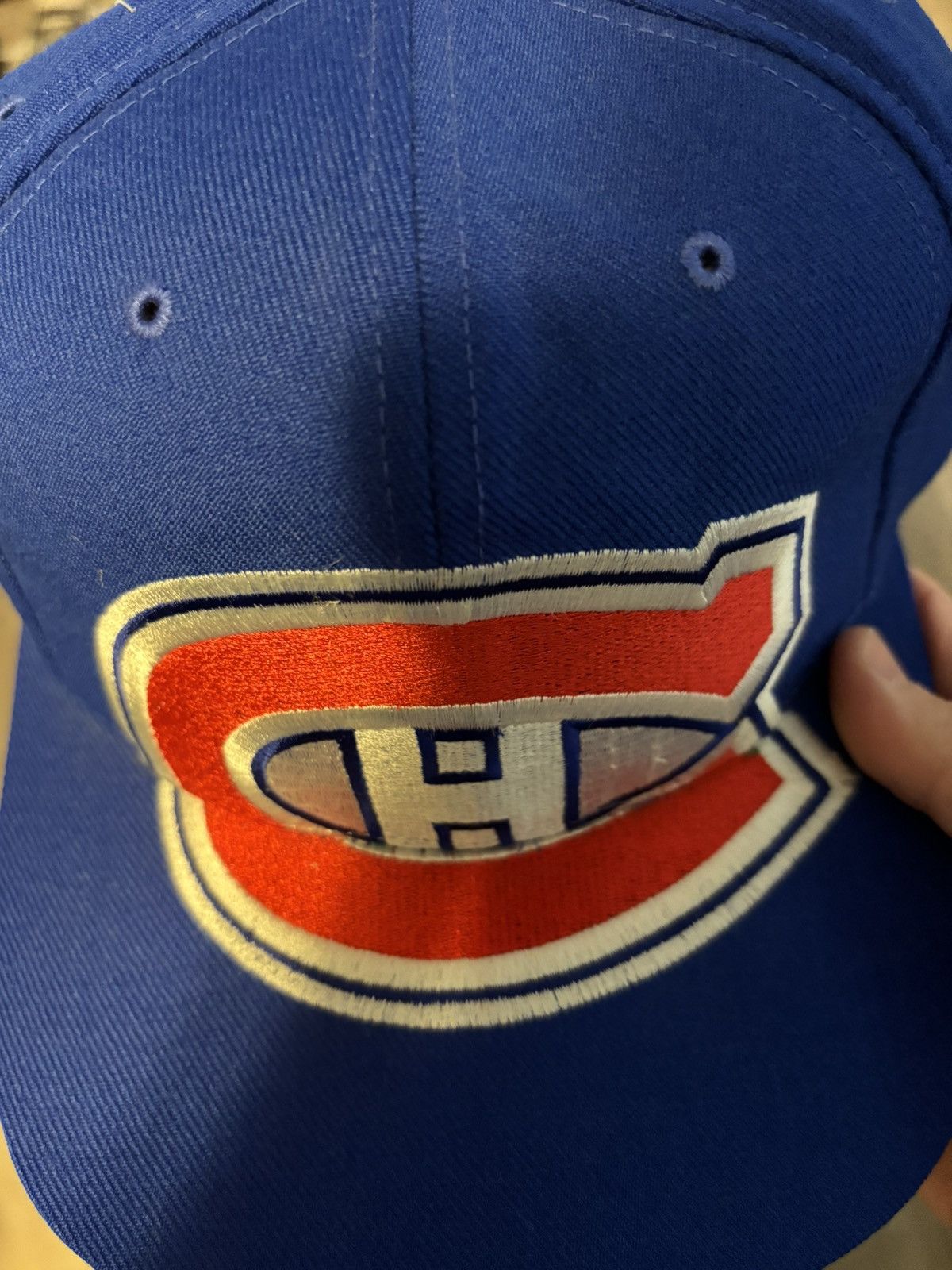 NHL Vintage Montreal Canadiens 90s hat BNWT Size ONE SIZE - 2 Thumbnail