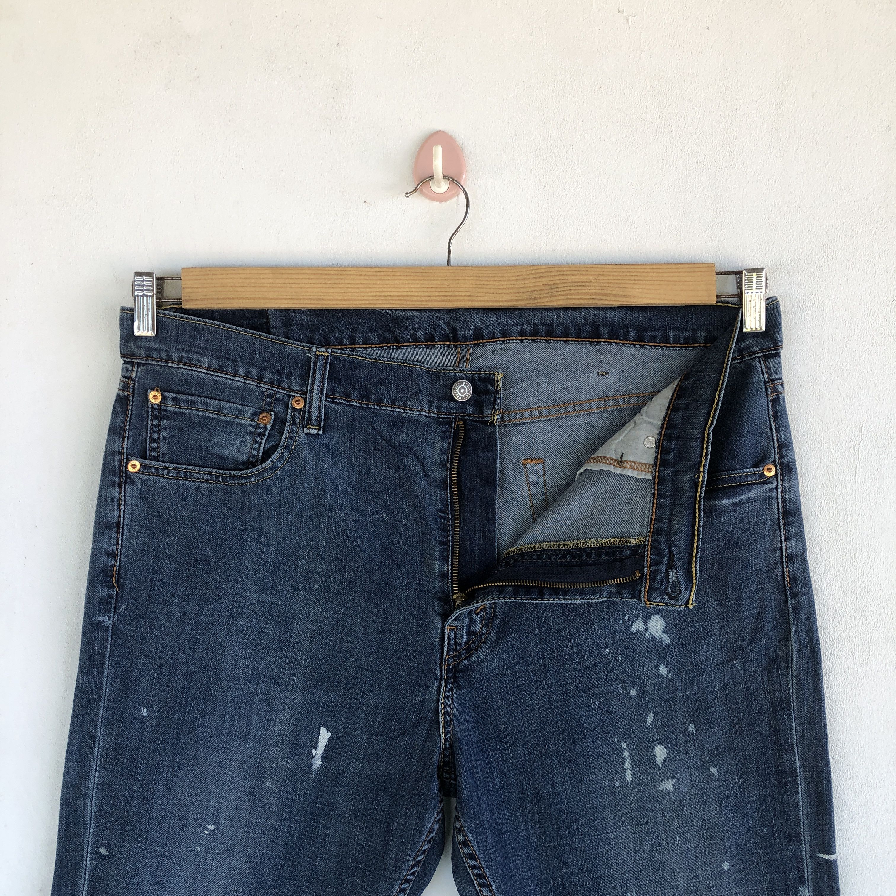 Levi's Vintage Painter Levis 527 Boot Cut Jeans Flare Levi's Denim Size US 38 / EU 54 - 6 Thumbnail