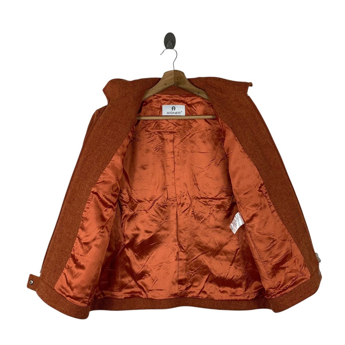 Aigner AIGNER Italian Designer Wool Zipper Sweater Jacket Size M / US 6-8 / IT 42-44 - 3 Thumbnail