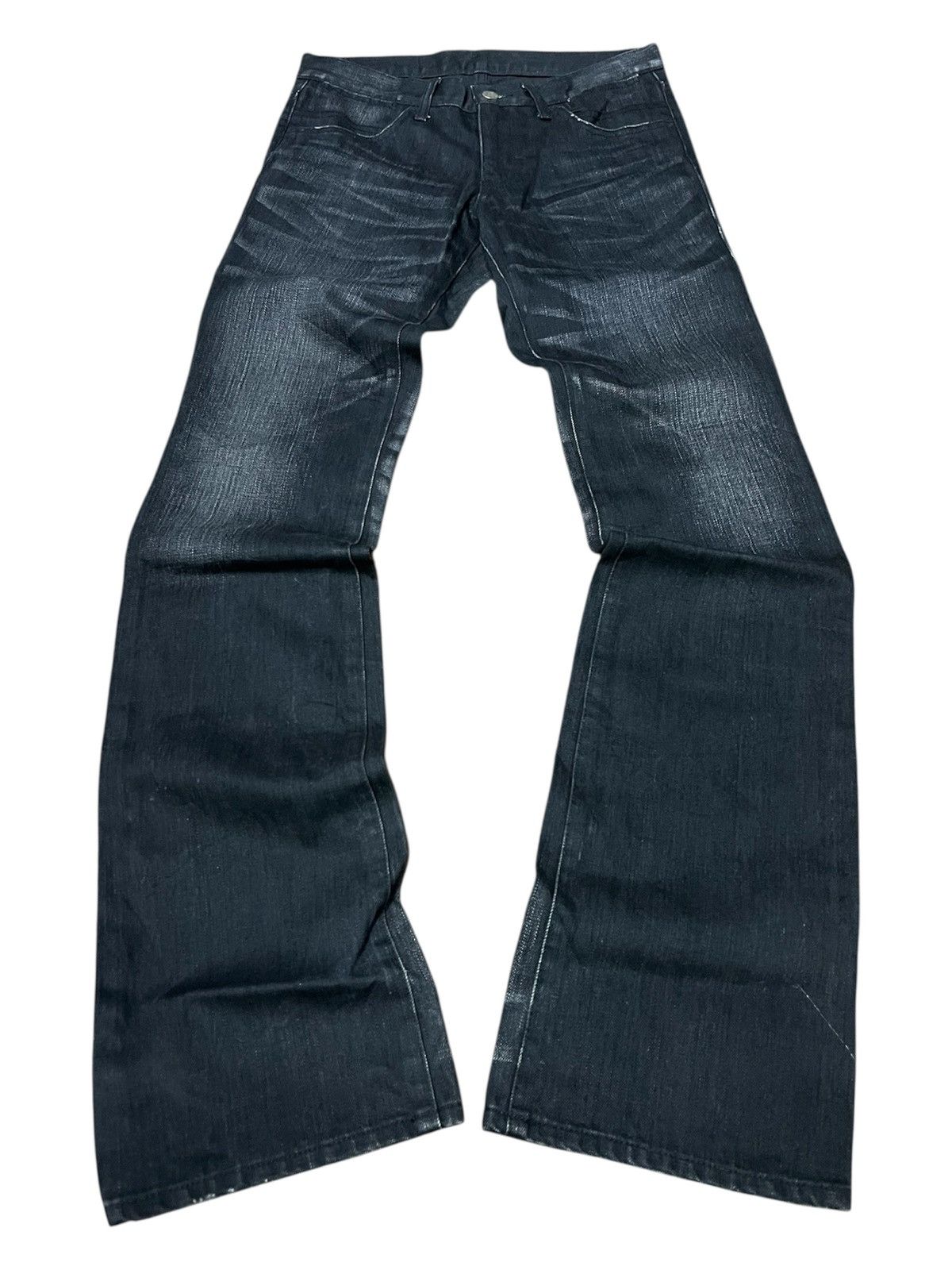 Tornado Mart Mudmax Flared Black Denim