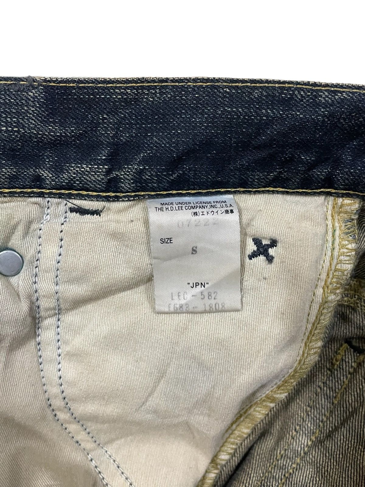 Lee × Vivienne Westwood Vintage Lee Rider Mid Rise Mud Wash Cargo Flare Punk Jeans Size US 30 / EU 46 - 20 Thumbnail