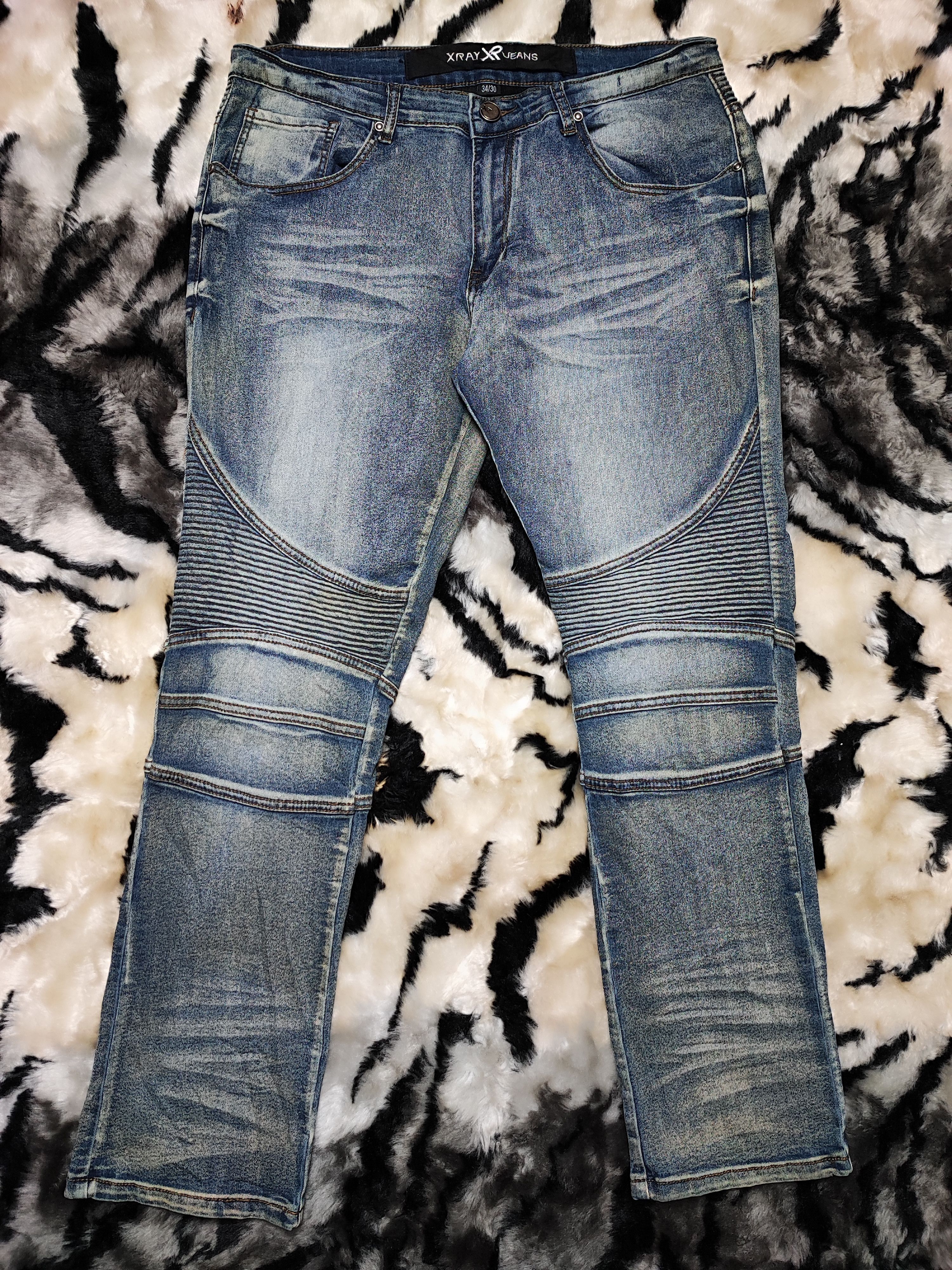Kapital × Xray Footwear DOUBLE KNEE RIDE JEANS by X Ray Size US 34 / EU 50 - 2 Thumbnail