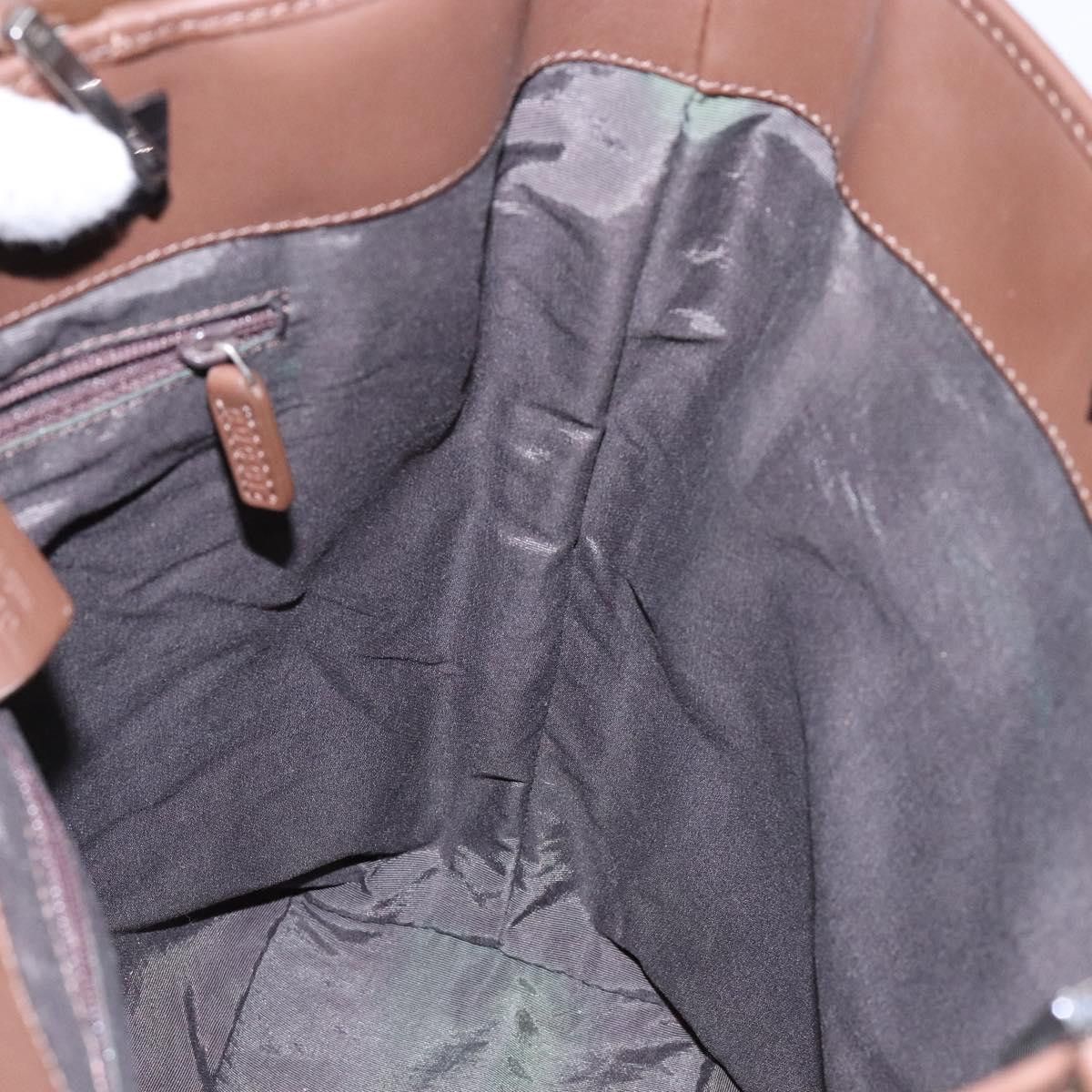 Gucci GUCCI GG Canvas Tote Bag Beige Brown Silver Size ONE SIZE - 18 Thumbnail