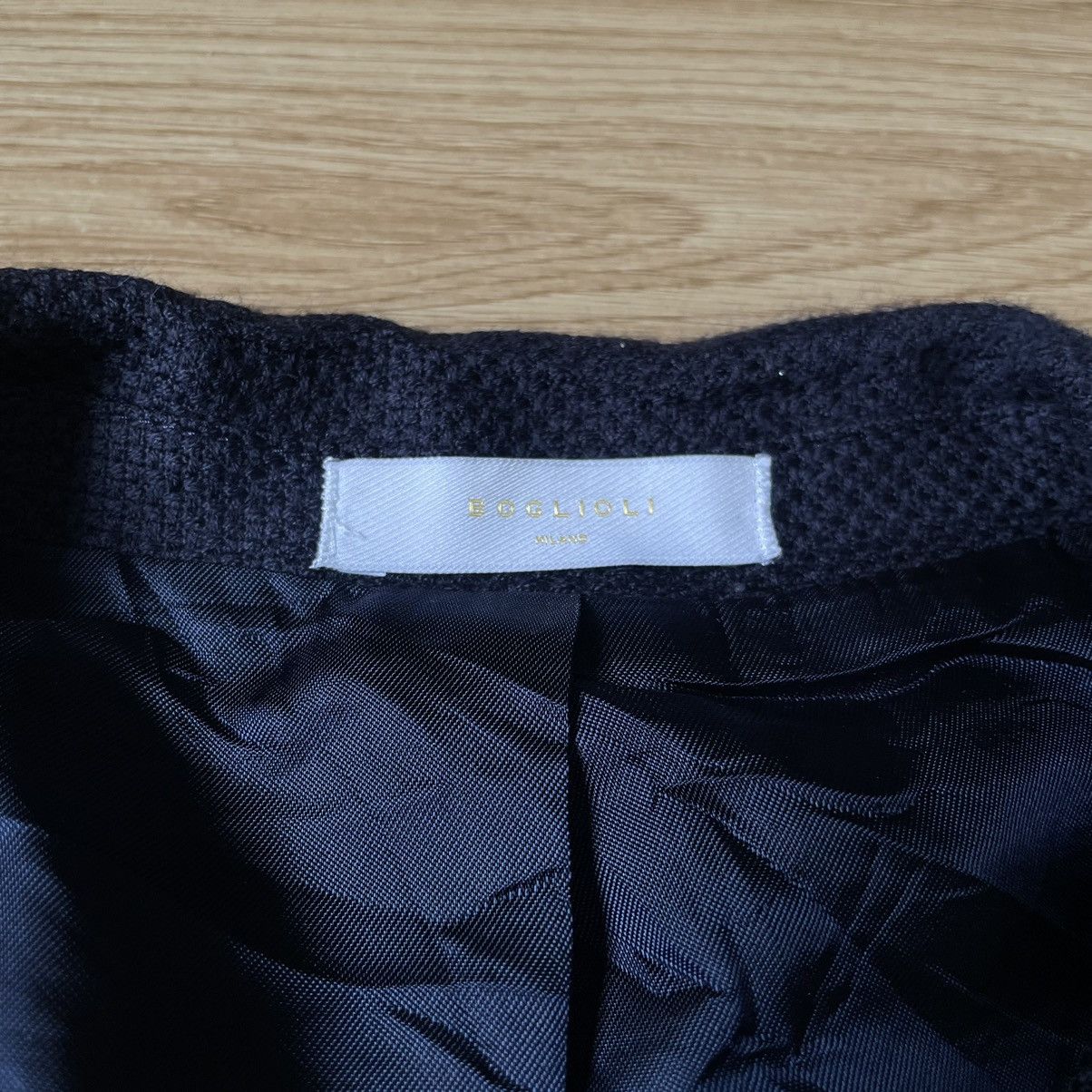 Boglioli 🇮🇹 Boglioli Milano Italy Blazer Virgin Wool Navy Blue Size US S / EU 44-46 / 1 - 13 Thumbnail