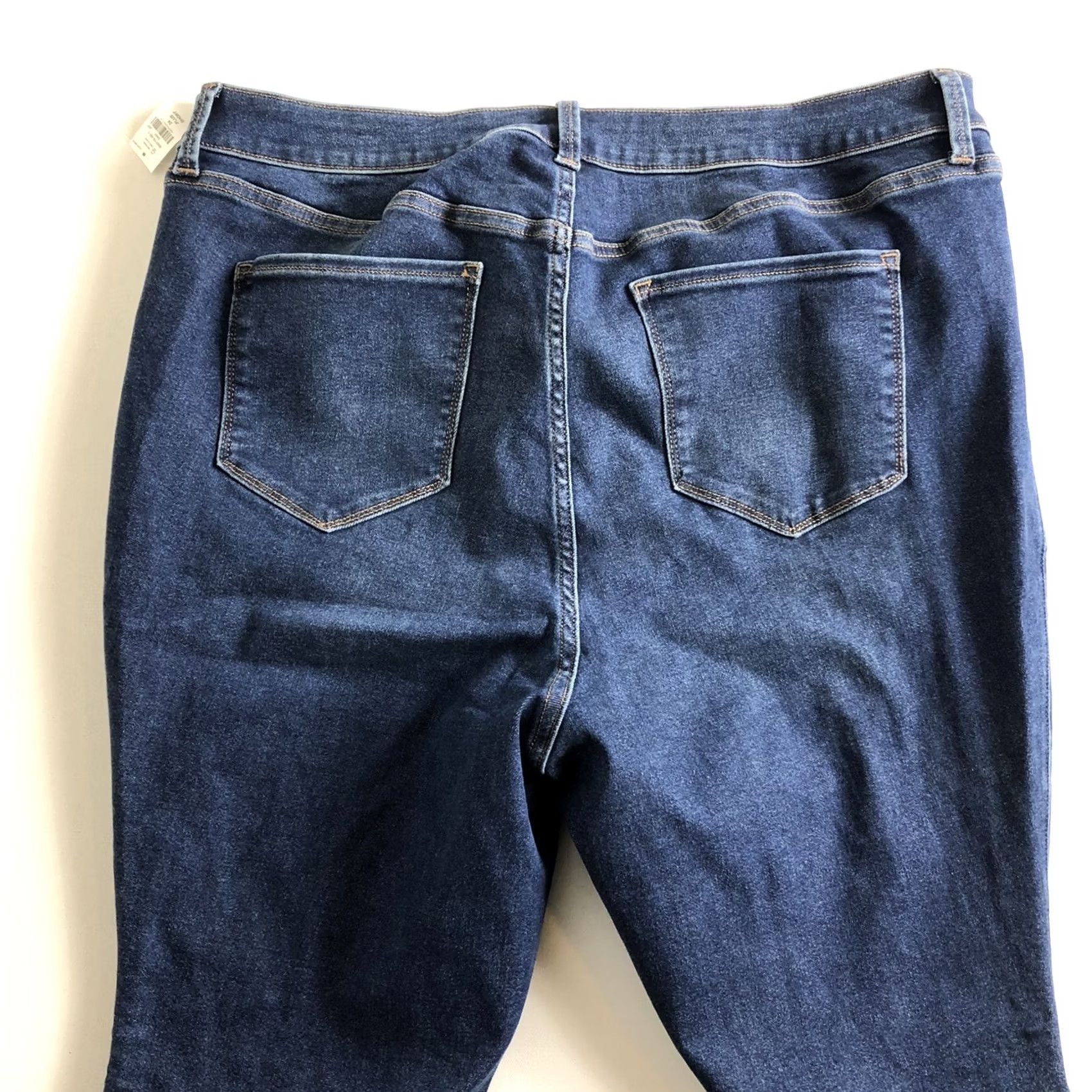 Old Navy VINTAGE Old Navy 360* Stretch Extra High Rise Rockstar Super Skinny Jean Women's Size 24 Blue | Jeans Slim Stretch Womens 24 Size 32" / US 10 / IT 46 - 4 Thumbnail