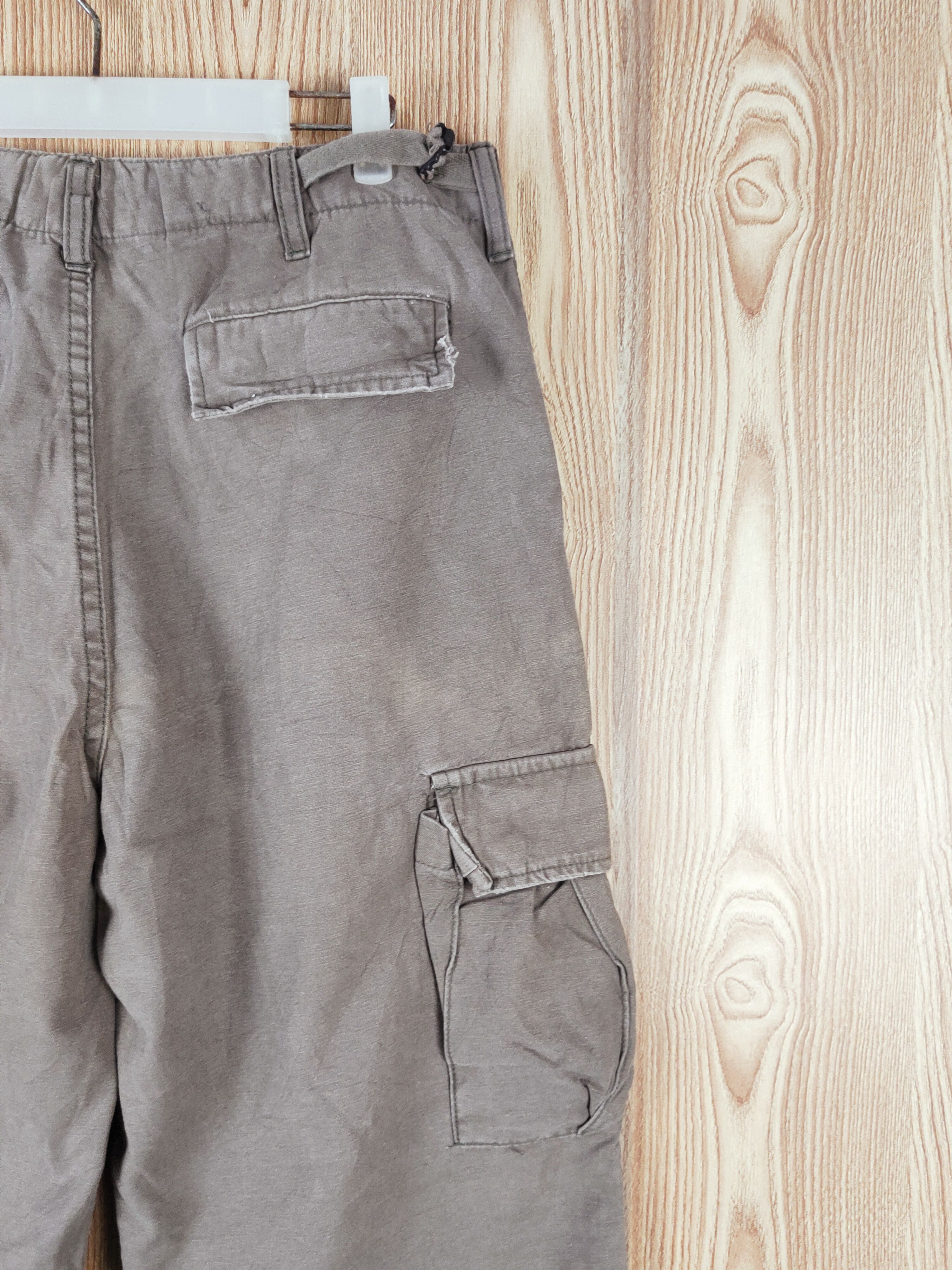 Japanese Brand Baycrest Dark Brown Faded Multipocket Cargo Pants #W323 Size US 34 / EU 50 - 10 Thumbnail