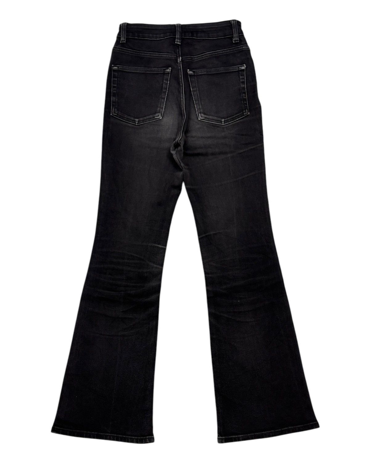GU 🔥Vintage GU Black Flared Bootcut Denim Jeans Size 25" / US 0 / IT 36 - 8 Thumbnail