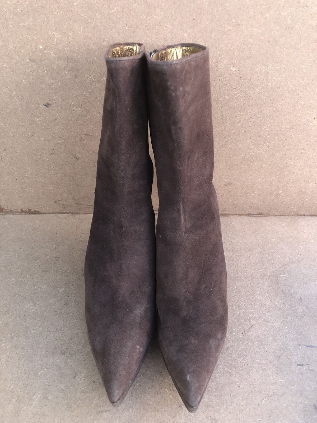 Prada Prada Brown Suede Boots Size 37.5 Size US 7.5 / IT 37.5 - 2 Thumbnail