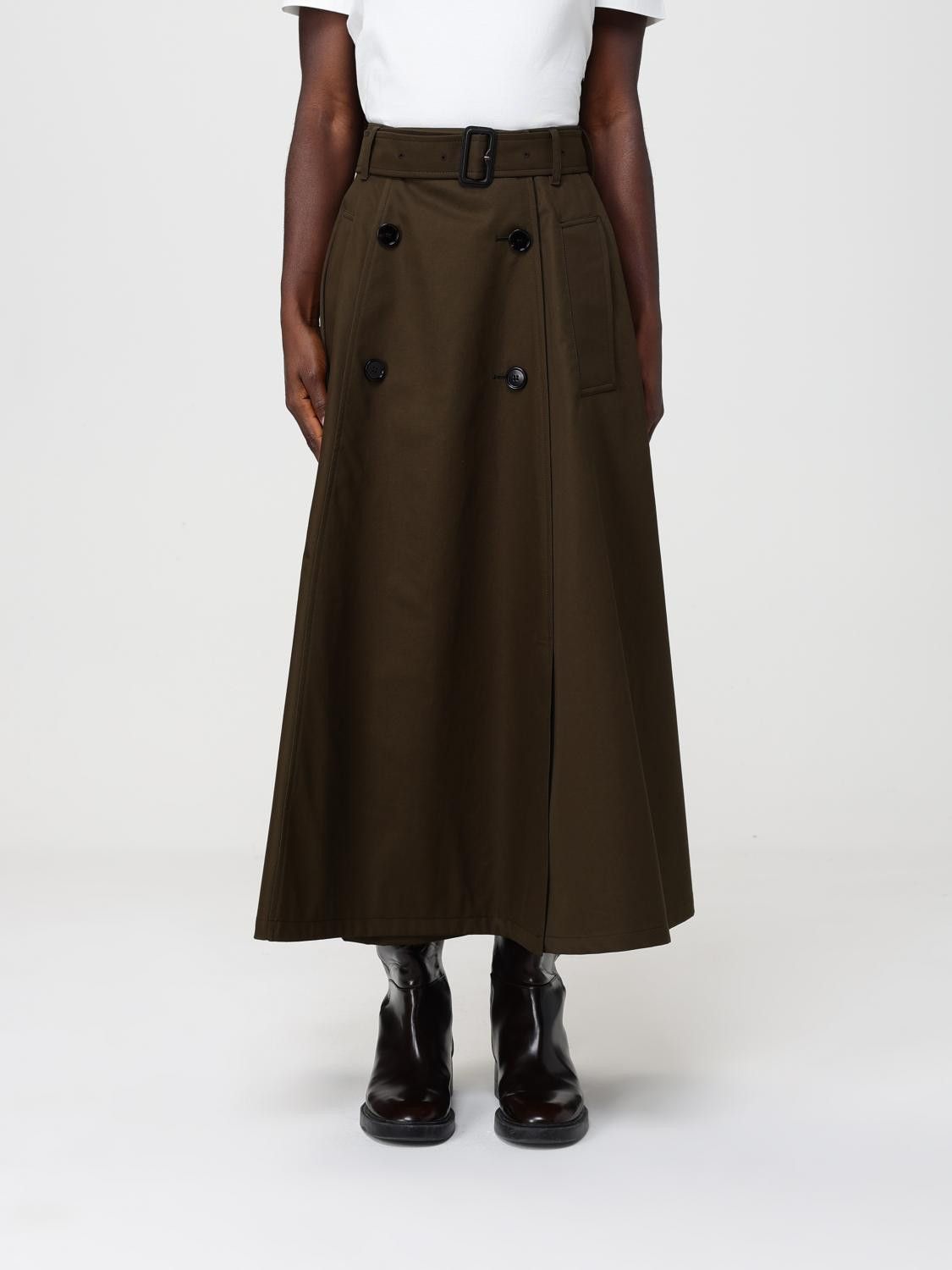 Burberry Burberry Skirt Woman Green Size 27" / US 4 / IT 40 - 1 Thumbnail