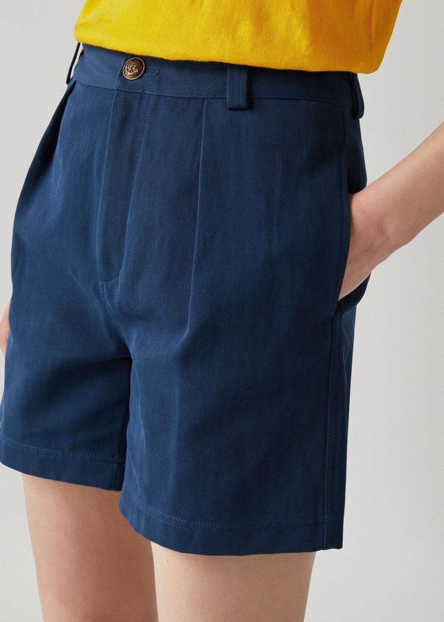 Loro Piana o1srvl11e0424 Shorts in Navy Blue Size 28" / US 6 / IT 42 - 4 Thumbnail