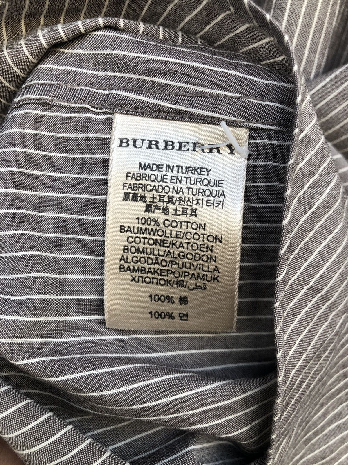 Burberry Burberry Brit Striped Shirt Size US L / EU 52-54 / 3 - 4 Thumbnail