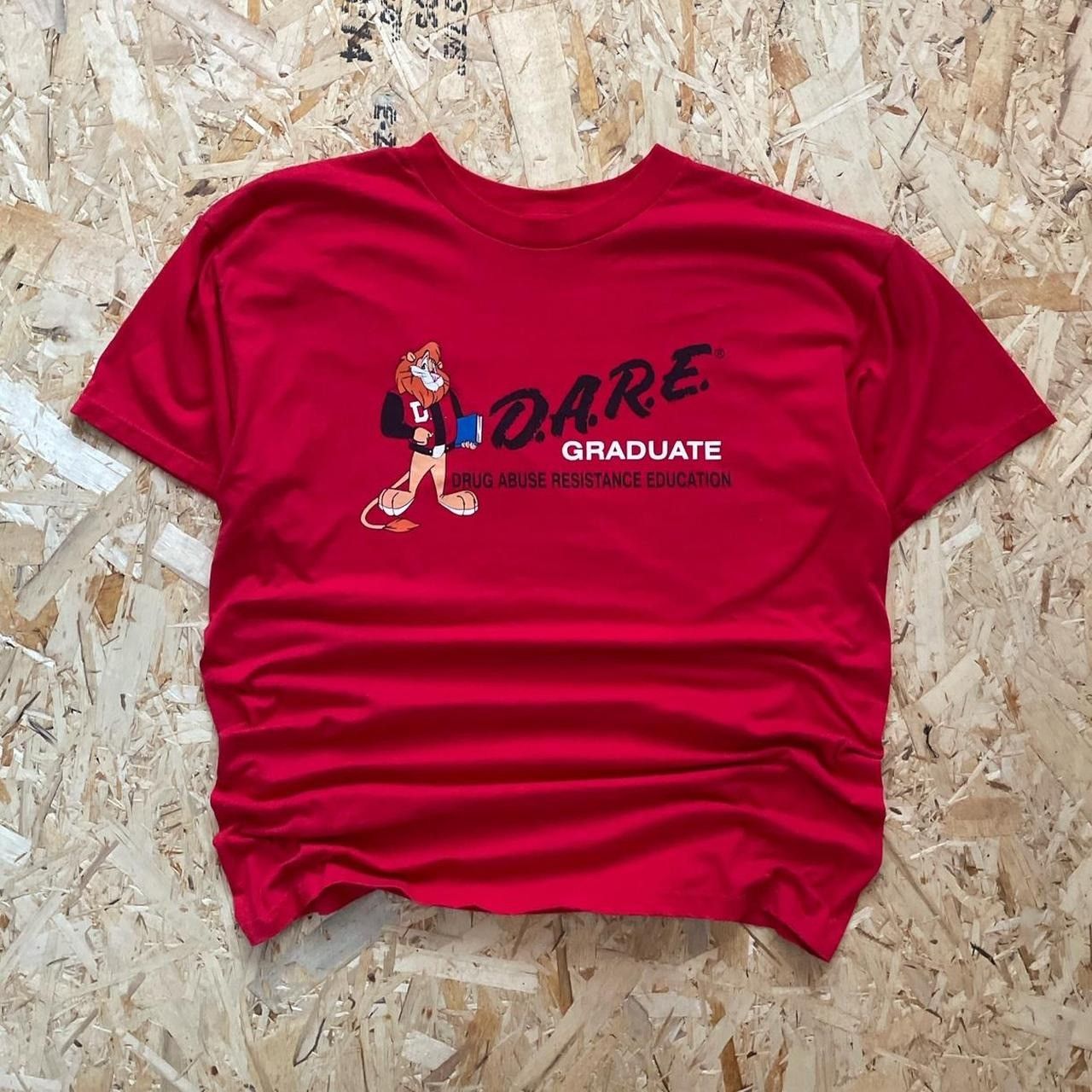 Vintage Vintage 90s Dare Drug T Shirt Size US XL / EU 56 / 4 - 1 Thumbnail