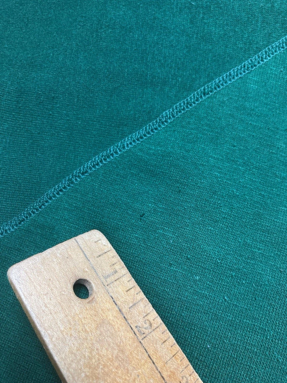 Vintage 70s crewneck sweatshirt forest green blank distressed XXL Size US XXL / EU 58 / 5 - 3 Thumbnail