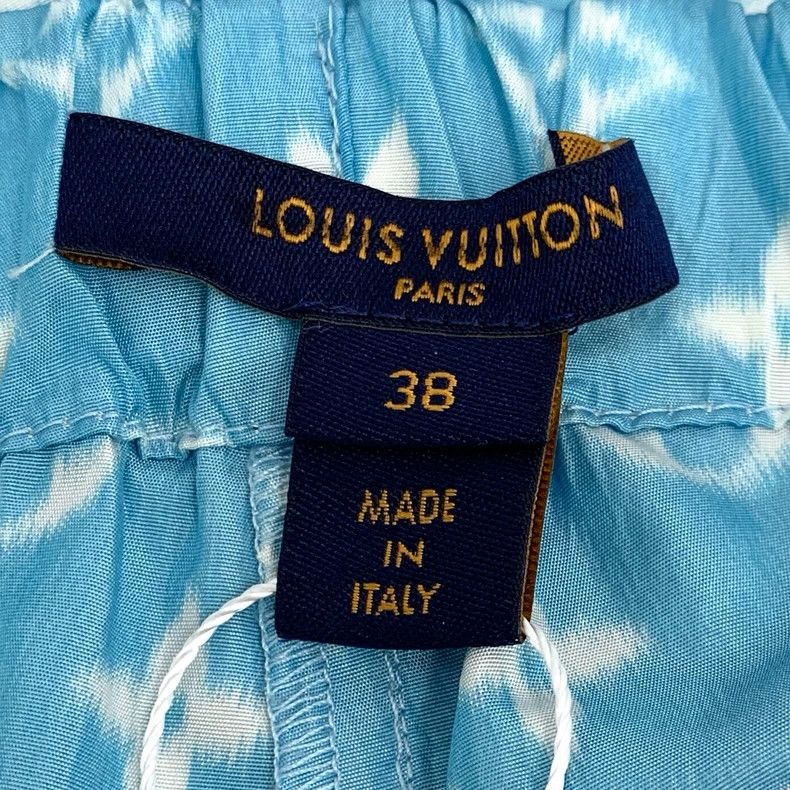 Louis Vuitton Louis Vuitton Blue logo presbyopic full print corset casua Size US 38 / EU 54 - 5 Thumbnail