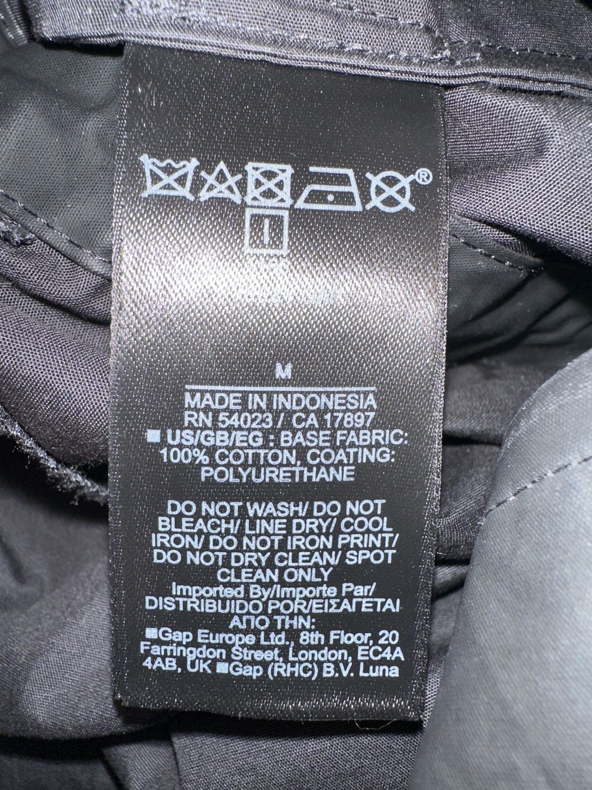 Balenciaga × Gap × Yeezy YGEBB 2022 Coated Cotton Overalls In Black Size US 29 - 5 Thumbnail