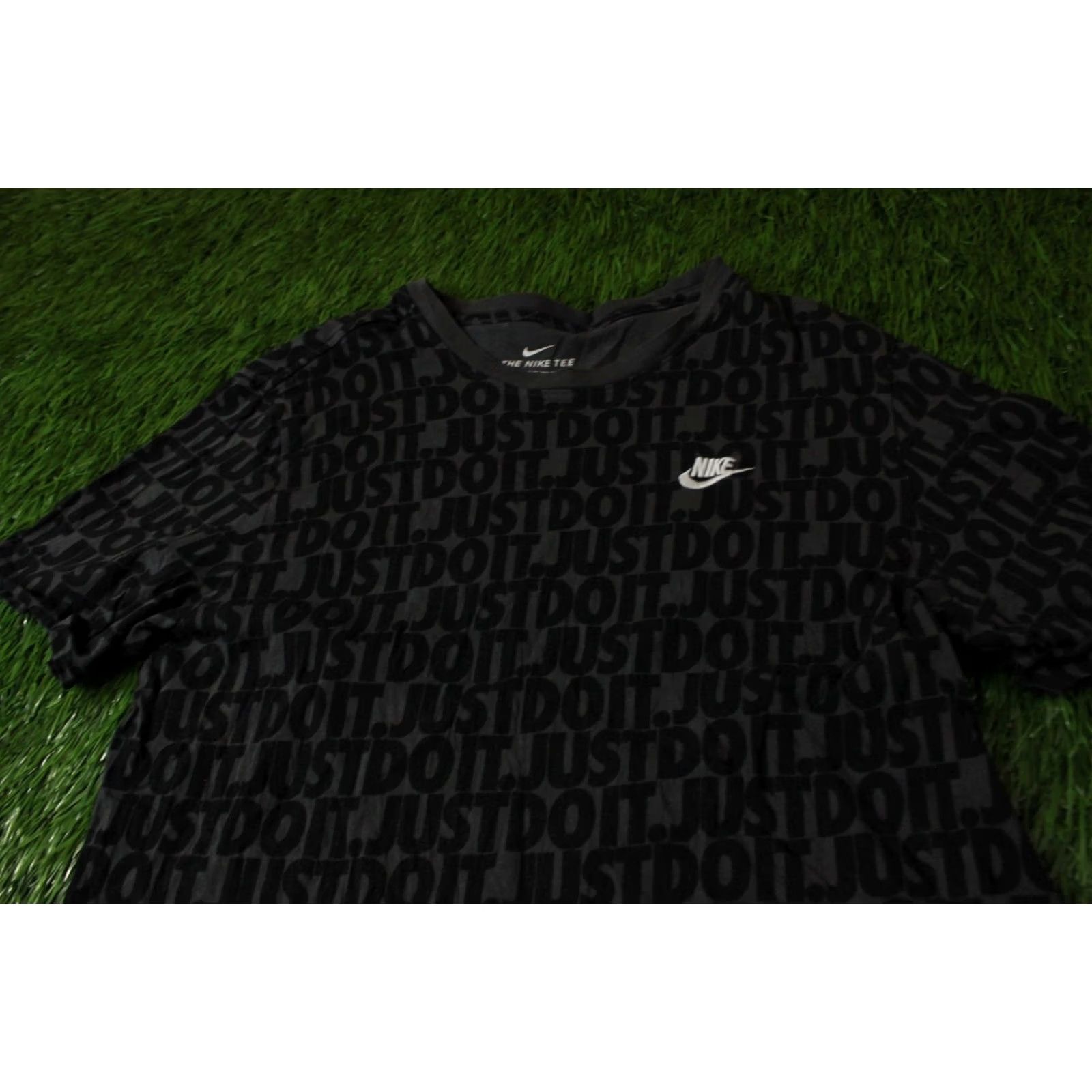 Nike Nike Just Do It 2019 Men Casual Shirt T-Shirt Tee Jersey Size L Gray Short Sleeve Size US L / EU 52-54 / 3 - 2 Thumbnail