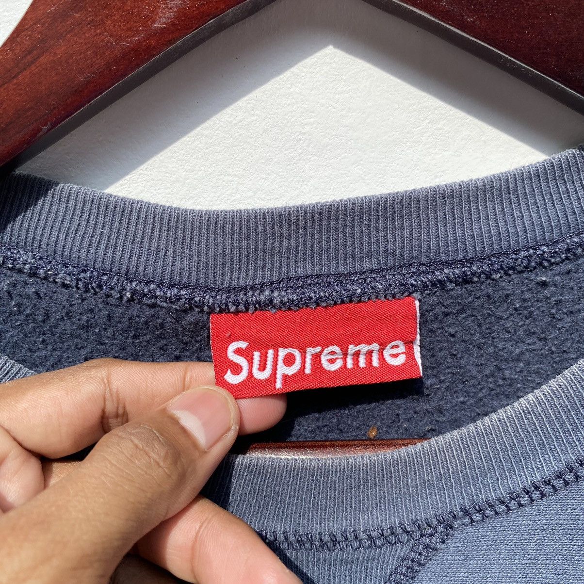 Supreme Rare! Vintage 90s OG Supreme Collegiate Sweatshirt Size US L / EU 52-54 / 3 - 15 Thumbnail
