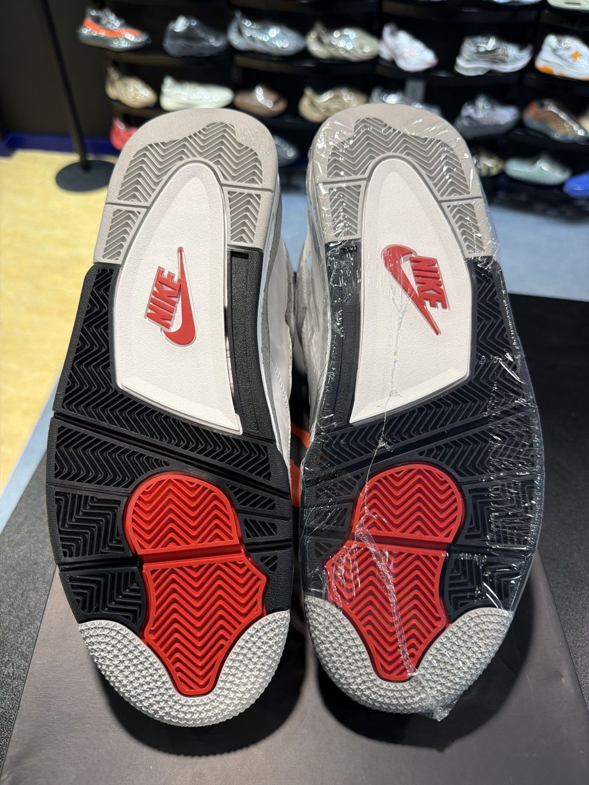 Jordan Brand Jordan 4 White cement Size-12.5 Brand New Quick Shipping Size US 12.5 / EU 45-46 - 5 Thumbnail