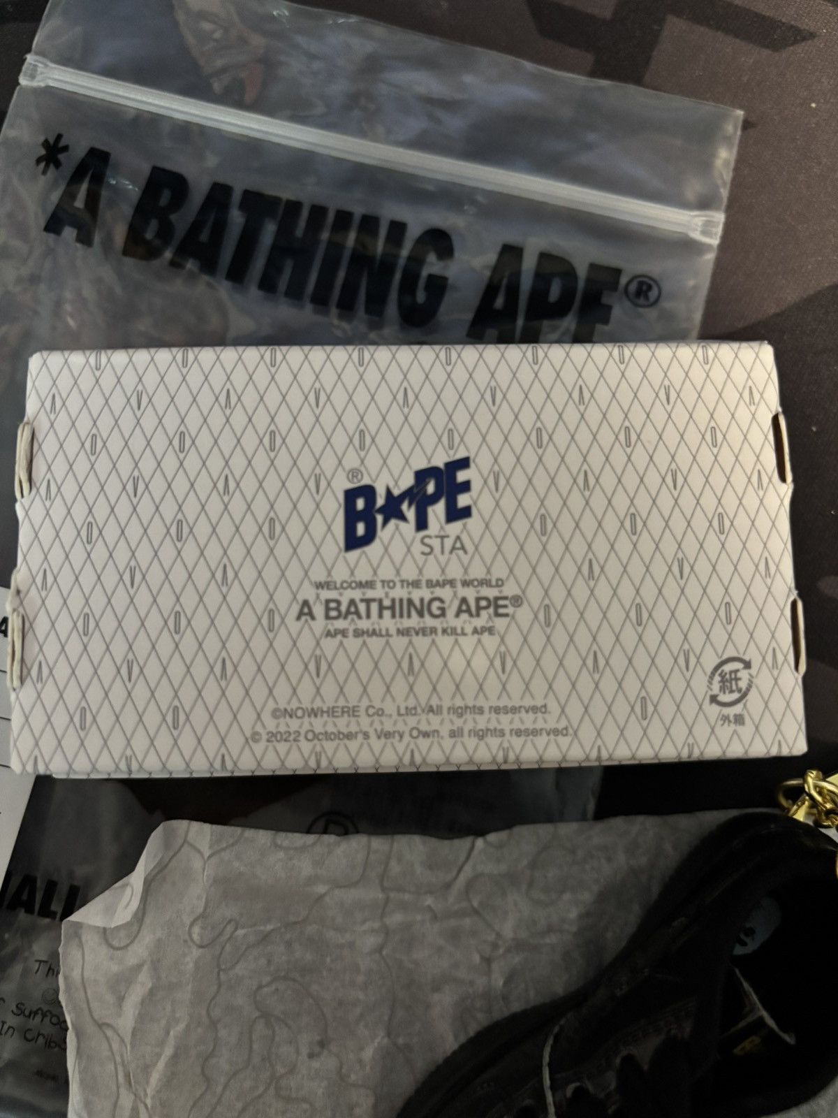 Bape × October's Very Own OVO x BAPE Bapesta Unreleased Key Chain Size ONE SIZE - 4 Thumbnail