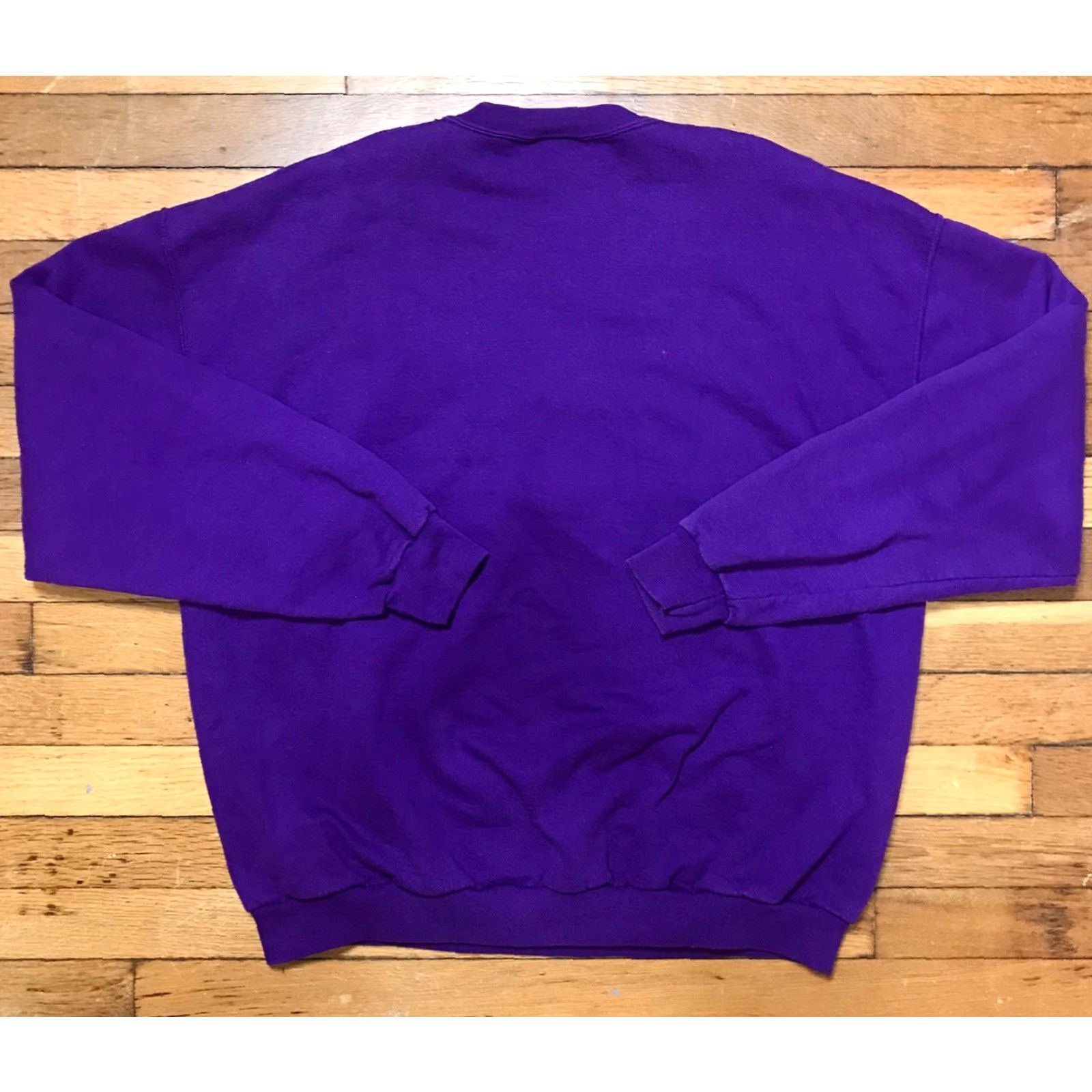 Jerzees VINTAGE Jerzees Crewneck Sweatshirt XL Purple Women Size XL / US 12-14 / IT 48-50 - 8 Thumbnail