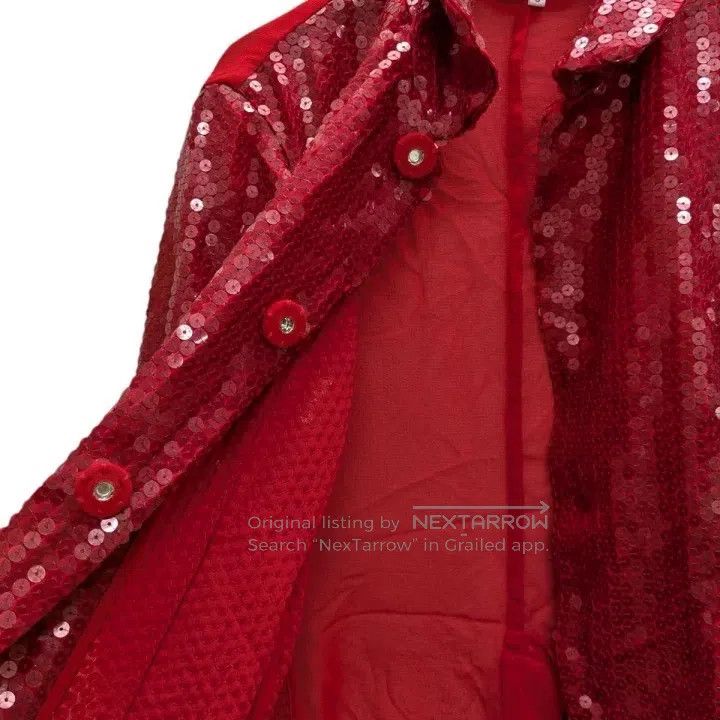 Comme des Garcons Comme Des Garcons Red Sequined Shirt Size S / US 4 / IT 40 - 8 Thumbnail