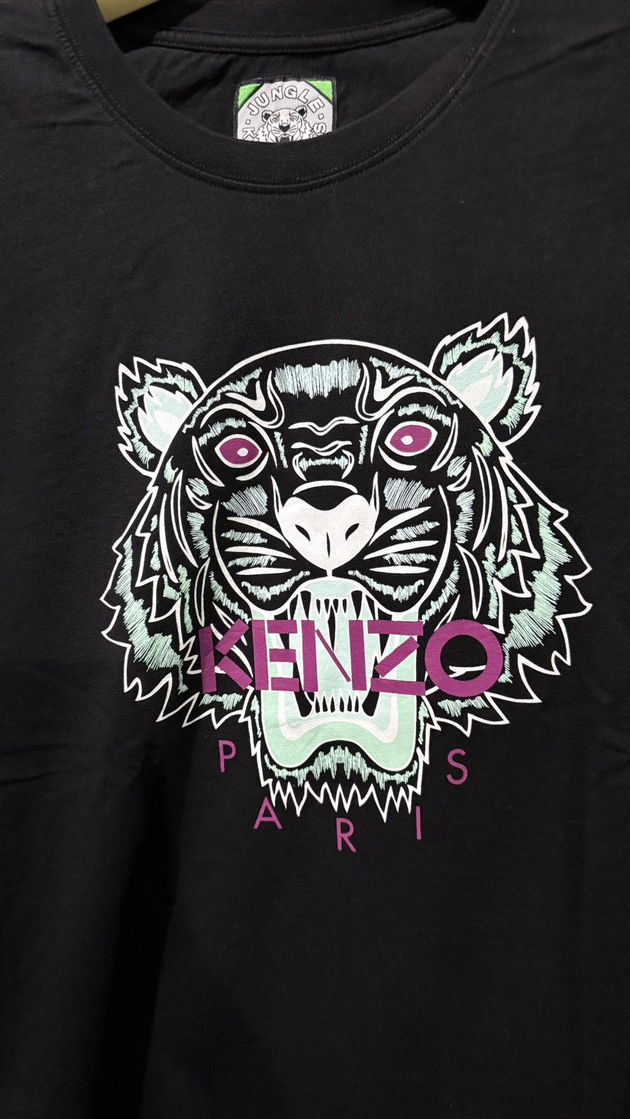 Kenzo kenzo black tiger tee Size L / US 10 / IT 46 - 5 Thumbnail
