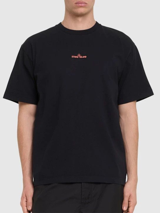Stone Island o1lsvrm0425 Cotton T-Shirt in Black Size US S / EU 44-46 / 1 - 4 Thumbnail