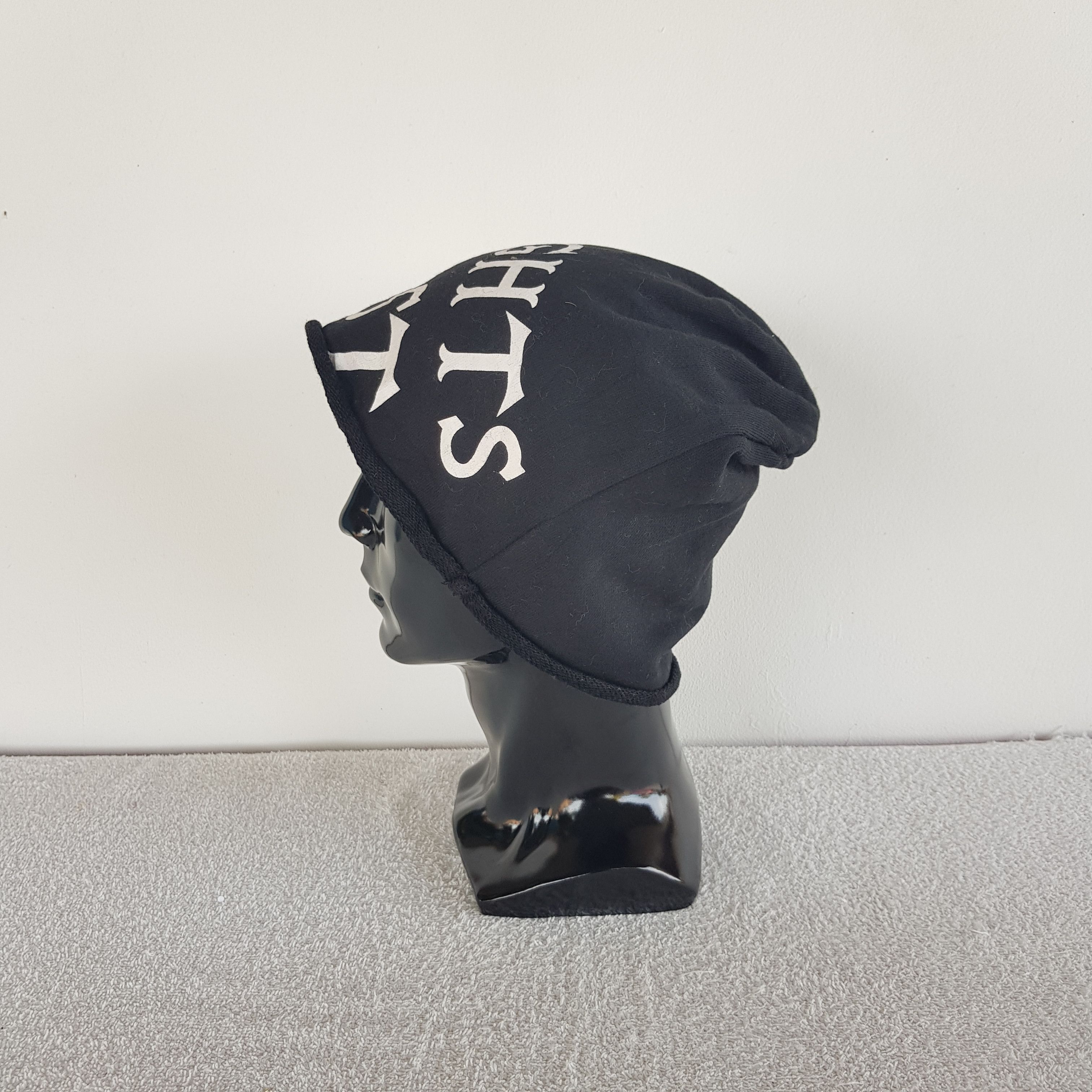 Japanese Brand Vintage Knights Quest Beanie Ribbed Knit Snow Caps Hats. Size ONE SIZE - 4 Thumbnail