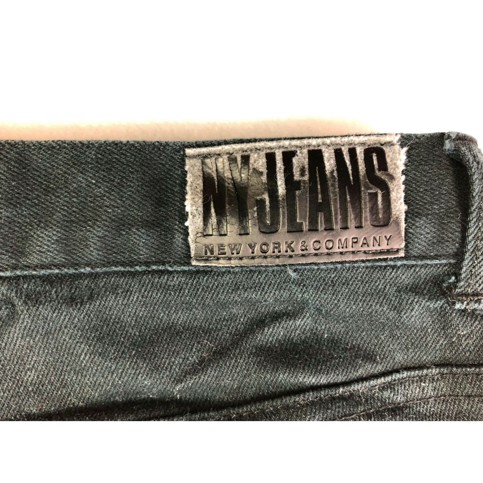 Sea New York New York Jeans Straight Womens Size 14 Average 32x29 Measured Black Jeans Regular Fit Denim Cotton Mid Rise Zip Αν Size 36" / US 14 / IT 50 - 7 Thumbnail