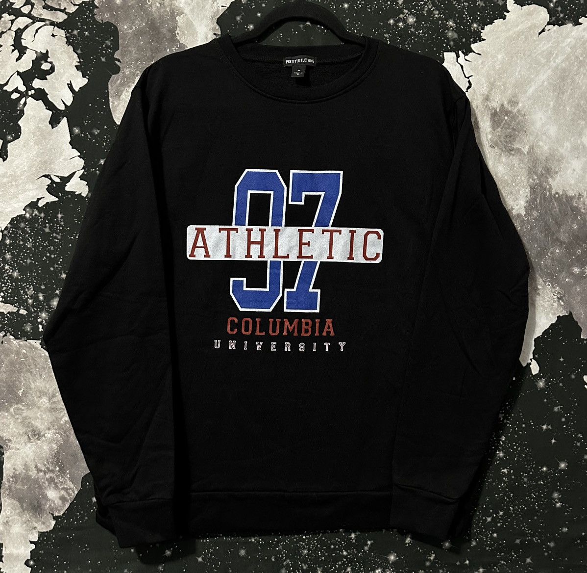 PrettyLittleThing Columbia University Athletic Pullover Sweatshirt Size M / US 6-8 / IT 42-44 - 1 Thumbnail