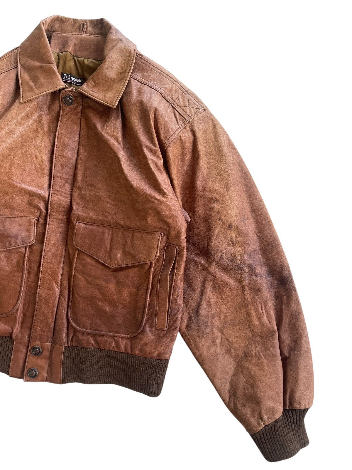 Vintage Vintage Wilsons Leather Type A-2 Jacket Size US S / EU 44-46 / 1 - 7 Thumbnail