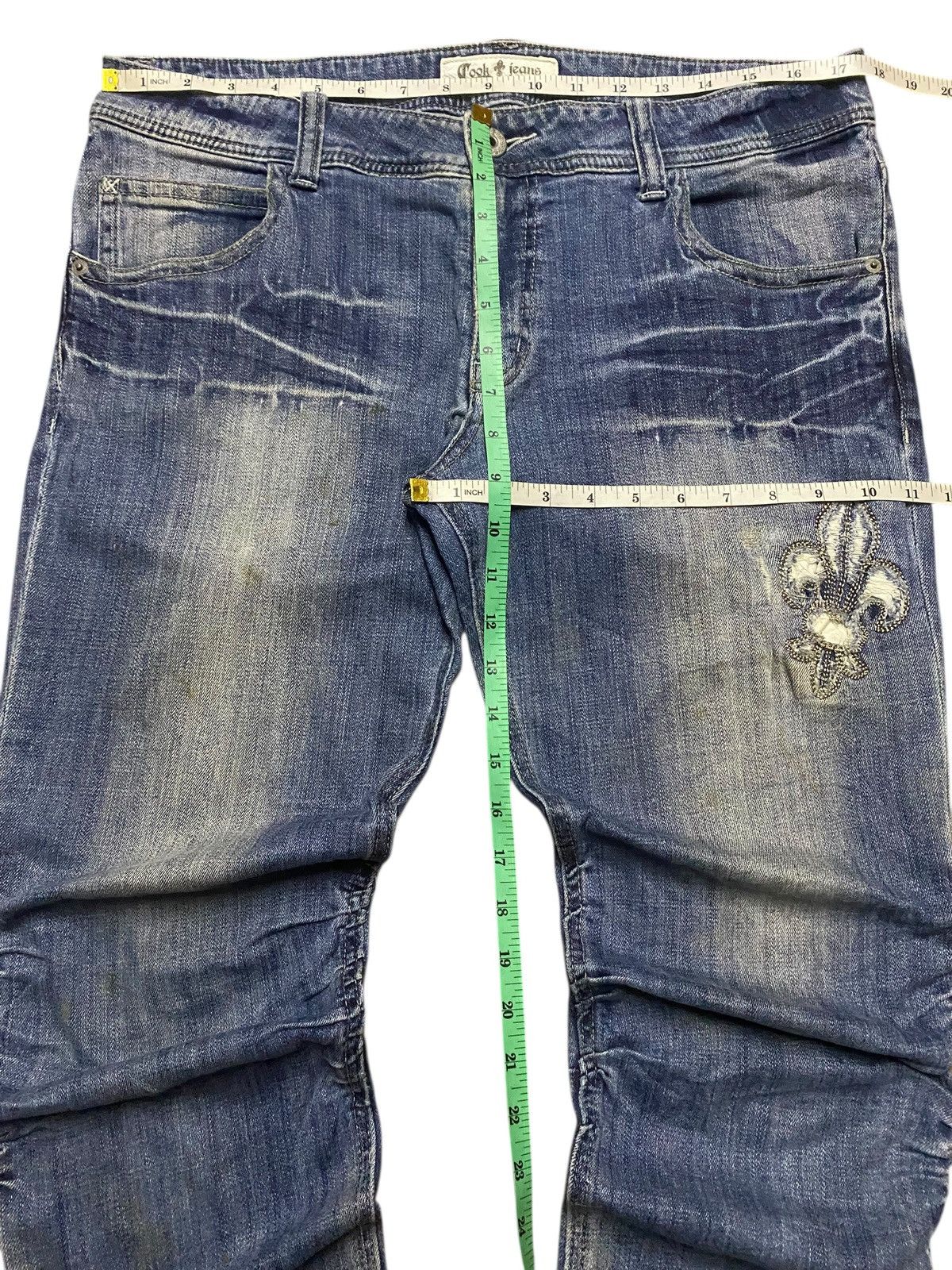 Cook Jeans Vintagw Cook Jeans Embroidery like Amiri Skinny Jeans Size US 35 - 13 Thumbnail