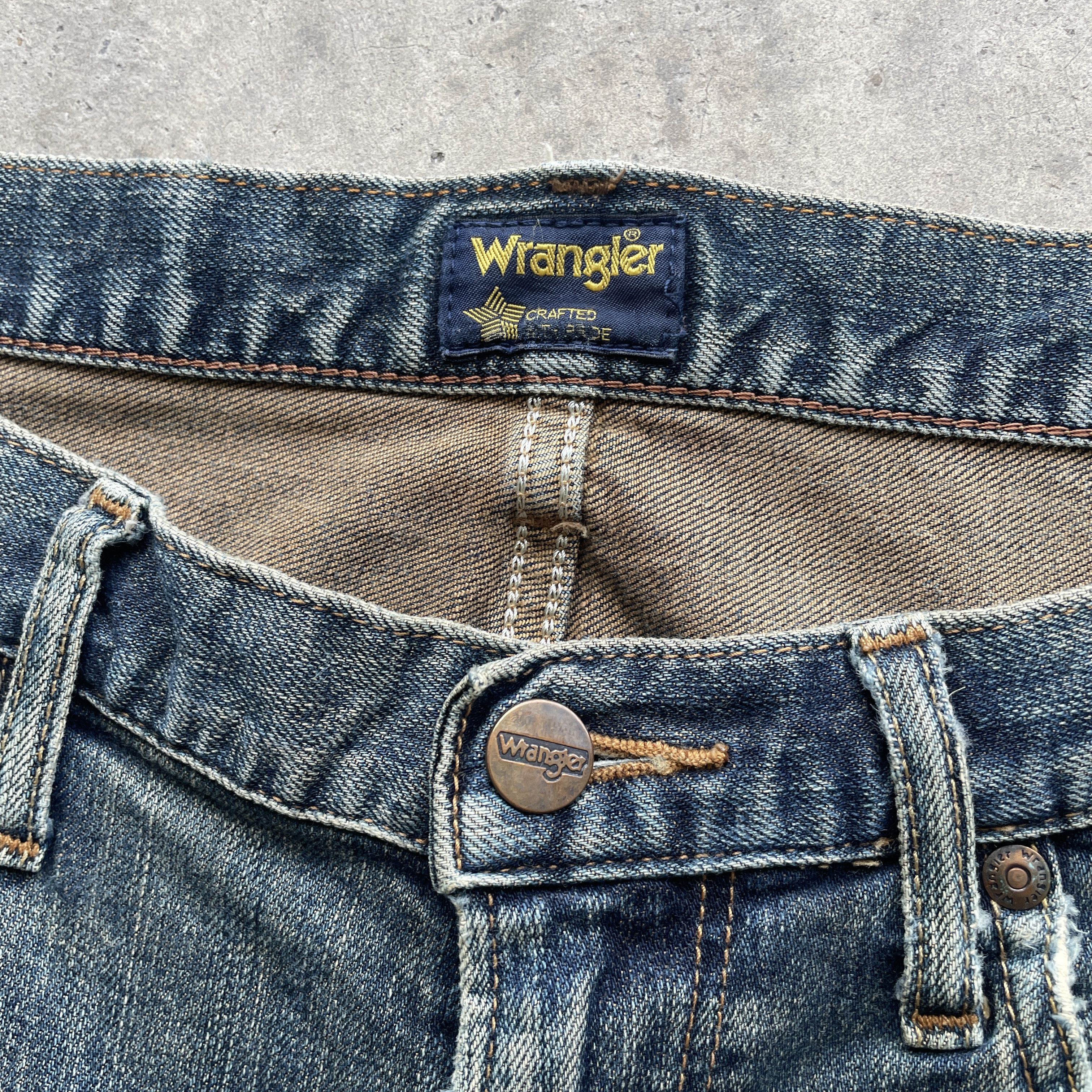 Wrangler VINTAGE WRANGLER MUDWASH JEANS FADED PANTS DENIM W40 Size US 40 / EU 56 - 6 Thumbnail