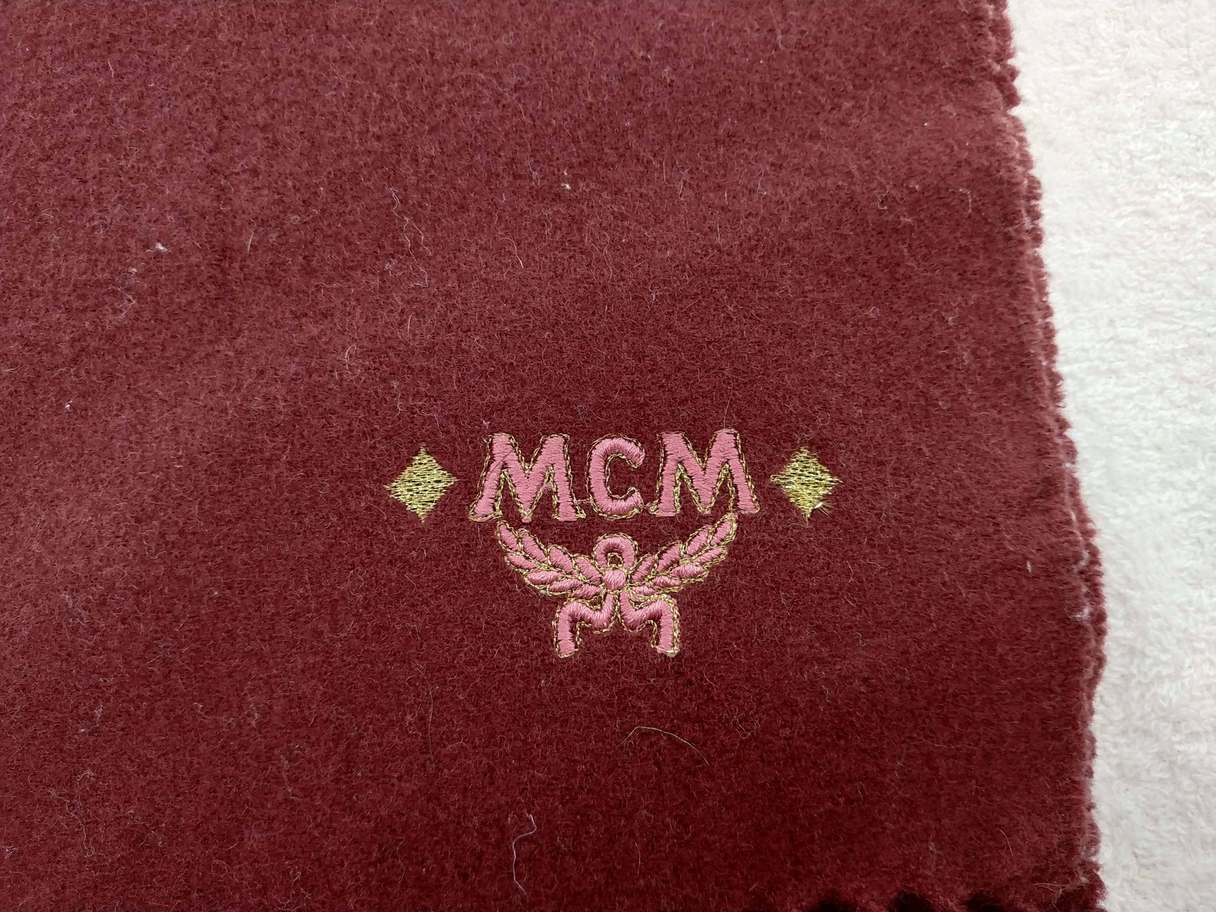 MCM Vintage MCM Wool Scarf/Muffler/Neckwear MF098 Size ONE SIZE - 5 Thumbnail