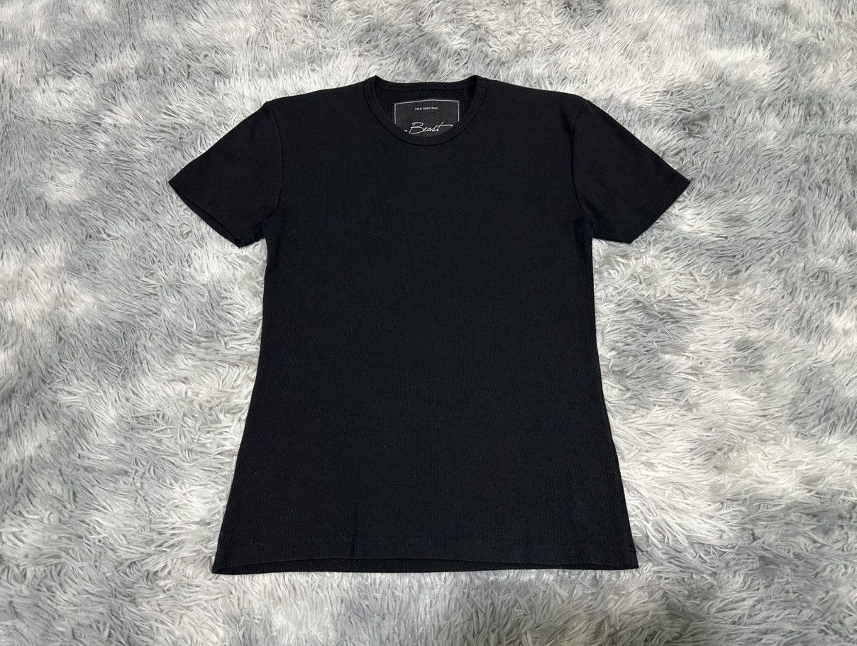🔥Vintage Beast 1995 Ribbed Shirt Slim Fit Goth Punk