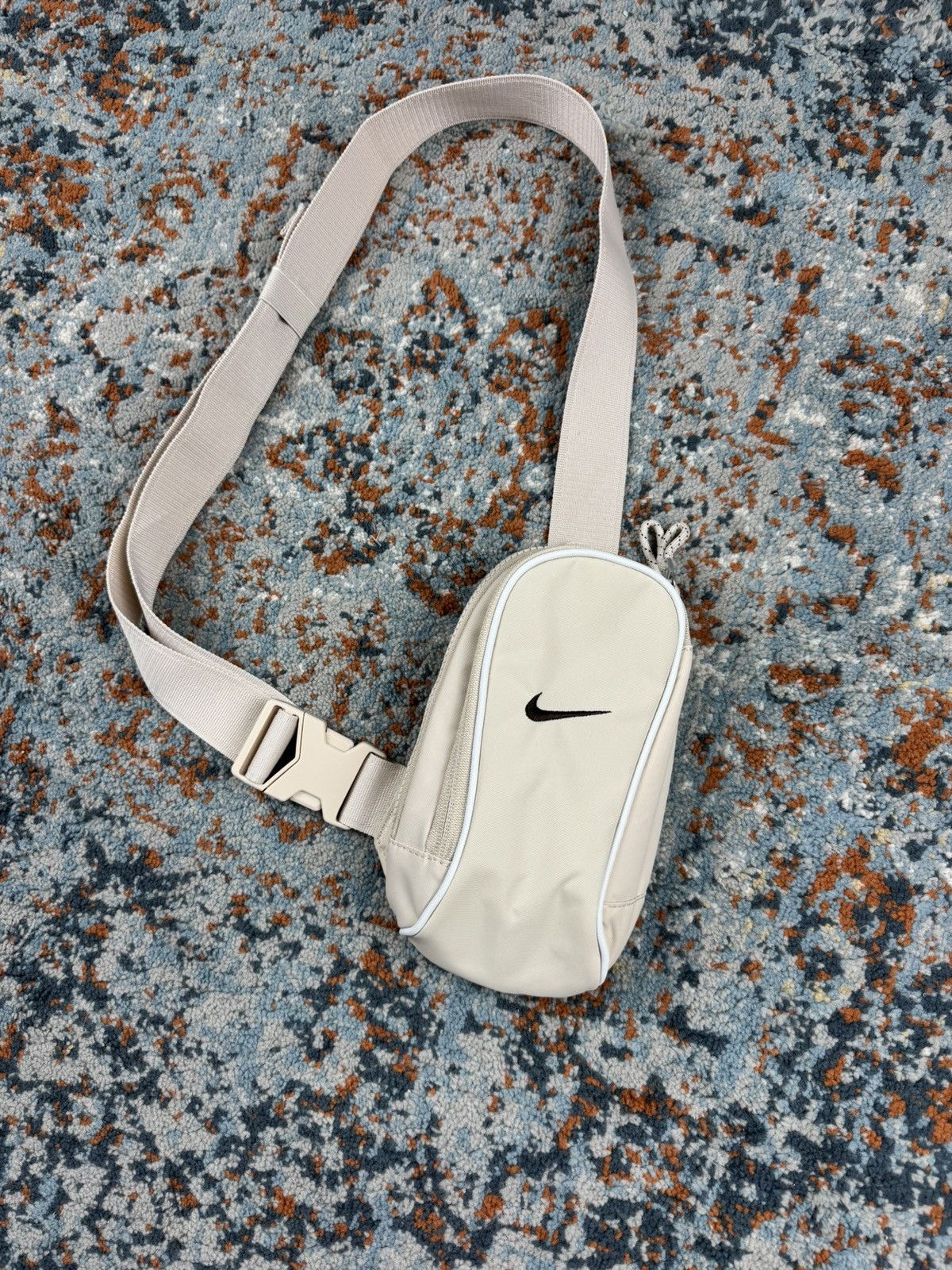 Y2K Nike Mini Sling Bag in Beige, Men's