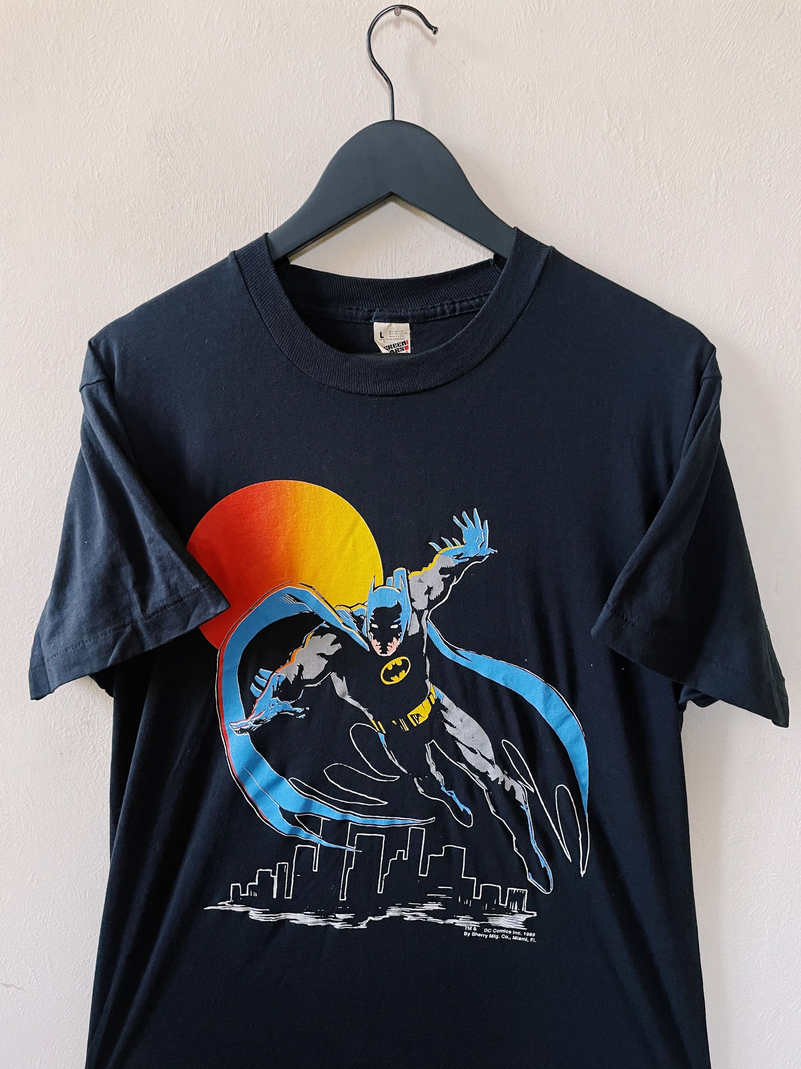 DC Comics Vintage 1989 Batman Screen Stars Promo T-shirt Black Size US L / EU 52-54 / 3 - 1 Thumbnail