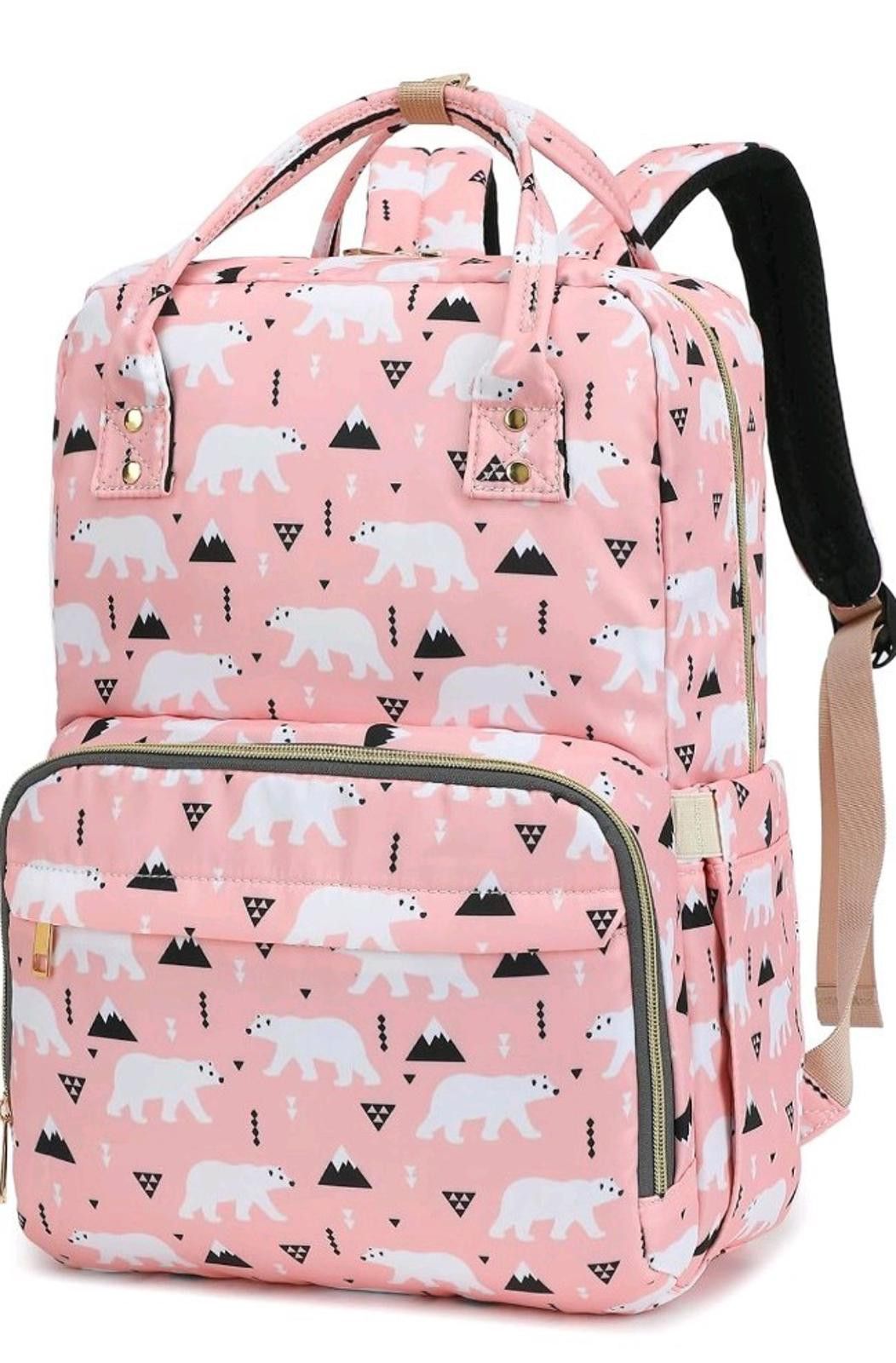 Other Polar Bear Laptop Backpack 15.6 Inc Laptop Backpack (Pink) Size ONE SIZE - 1 Thumbnail