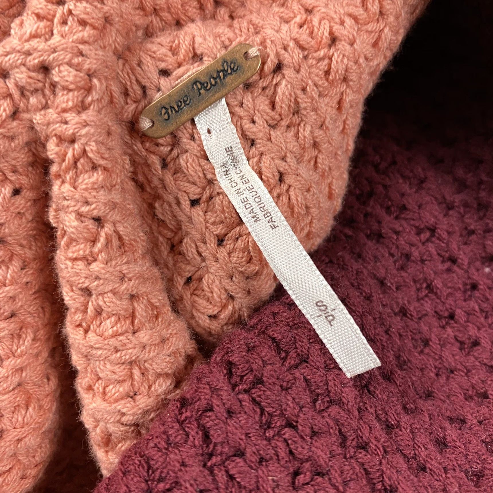 Free People FREE PEOPLE Multicolor Chunky-Knit Colorblock Pullover Sweater Womens Size S Size S / US 4 / IT 40 - 5 Thumbnail