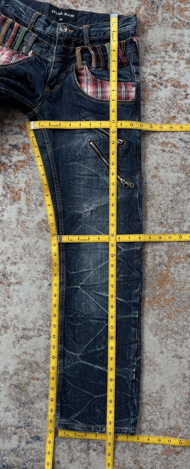 Hysteric Glamour NYLAUS DOUBLE WAIST JEANS LIKE HYSTERIC Size US 28 / EU 44 - 8 Thumbnail