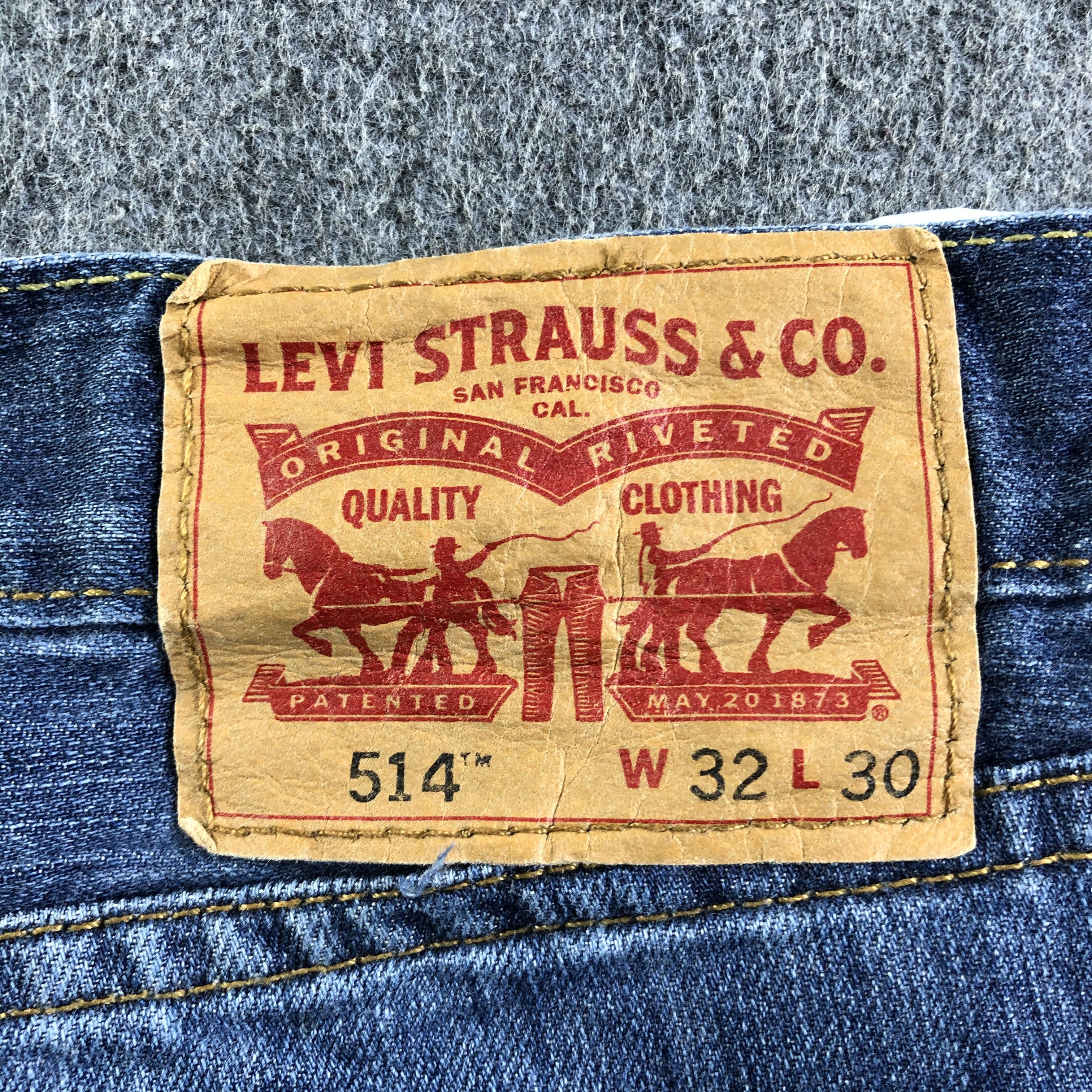 Levi's Vintage Blue Wash Levis 514 Jeans-J4323 Size US 32 / EU 48 - 5 Thumbnail
